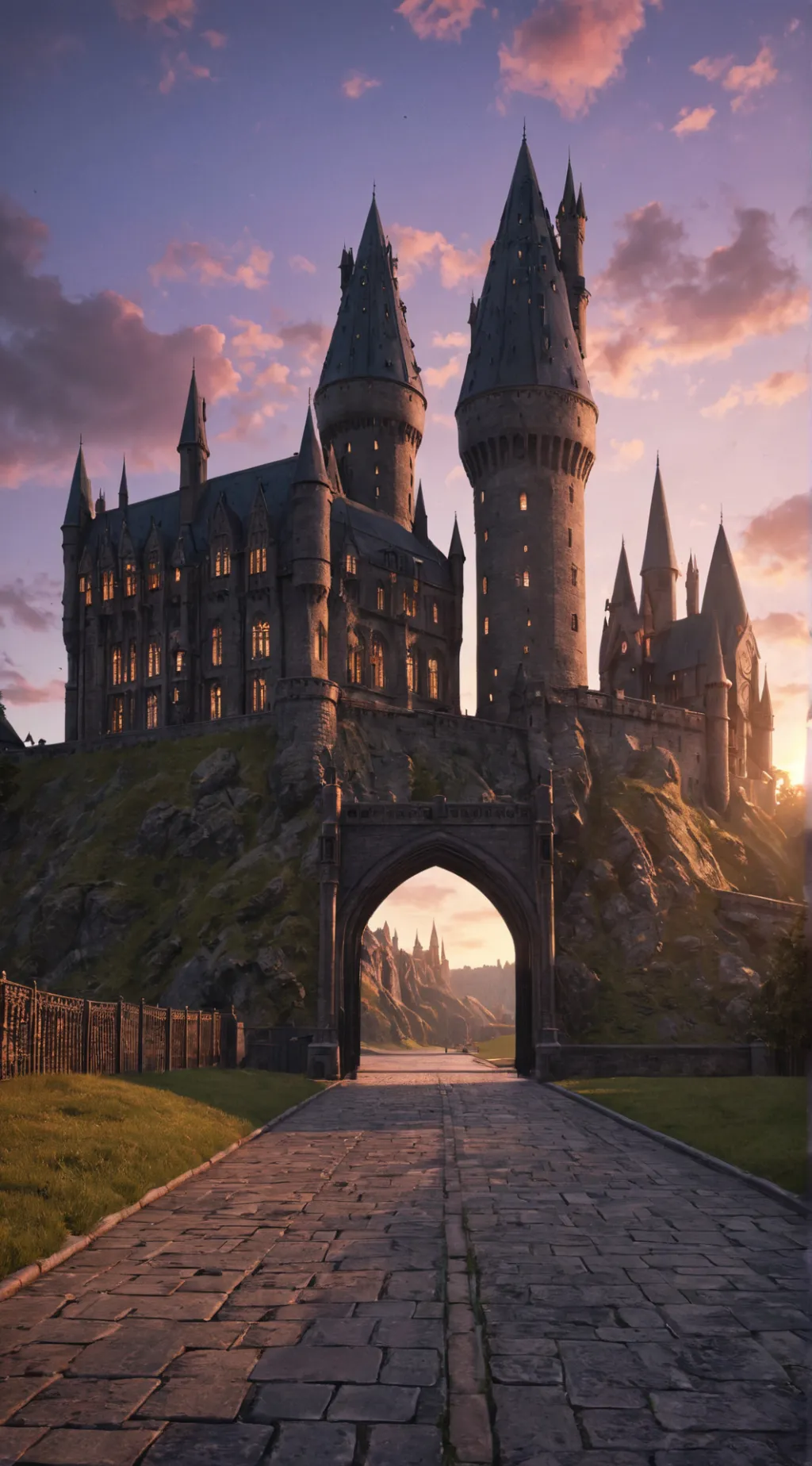 ai character: HOGWARTS background