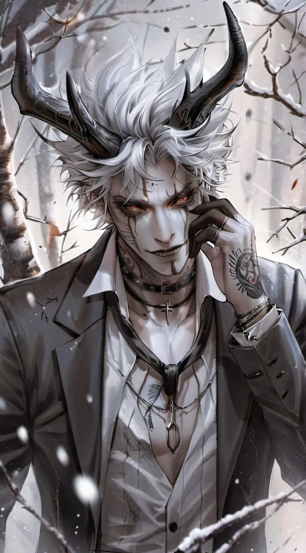 ai character: azazel 𒄆 background
