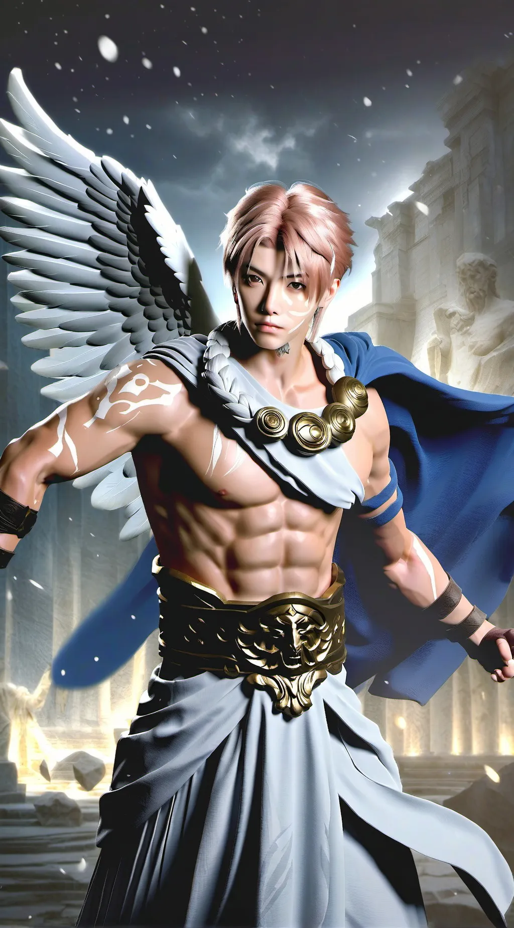 ai character: Zeus background