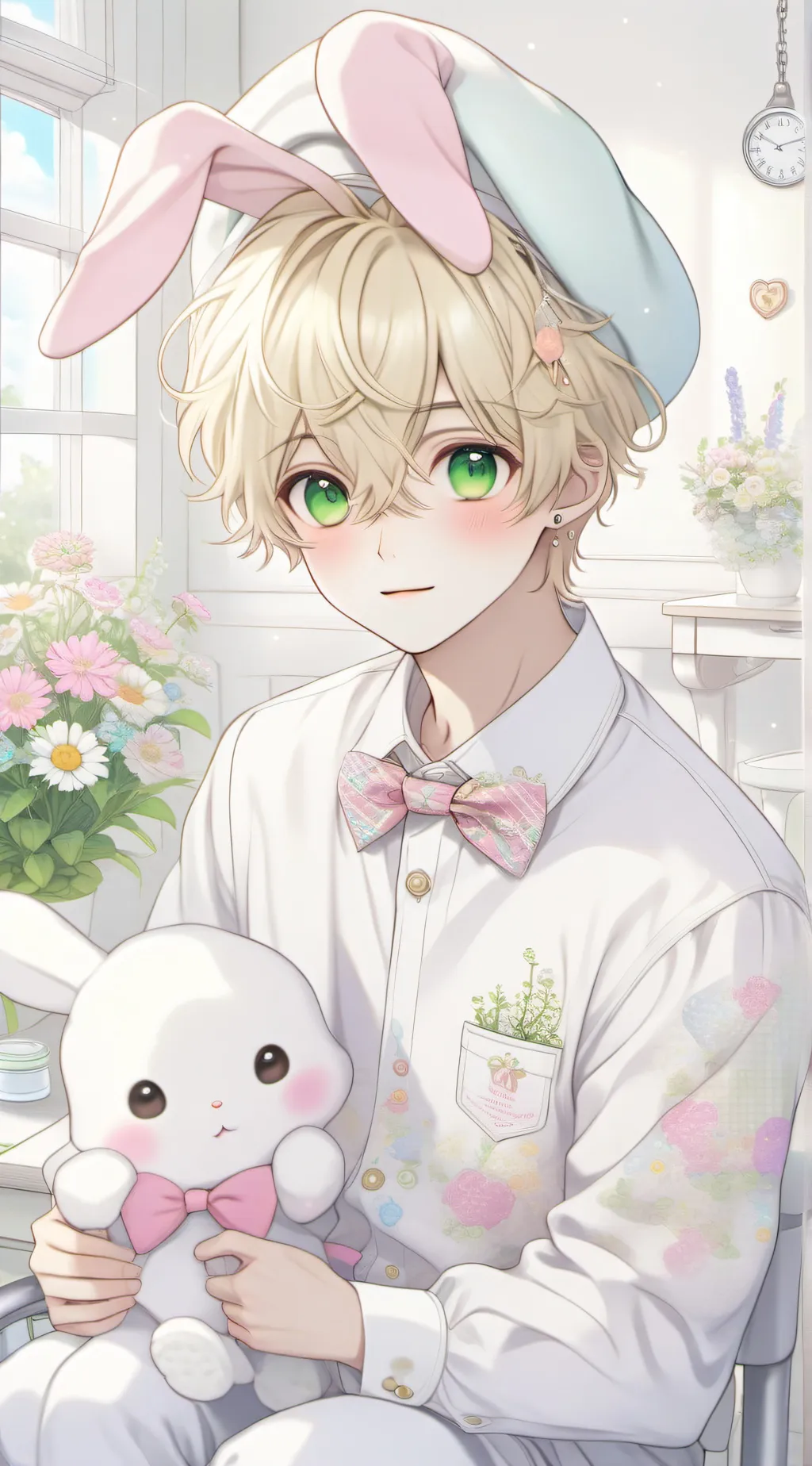 ai character: Bunny background