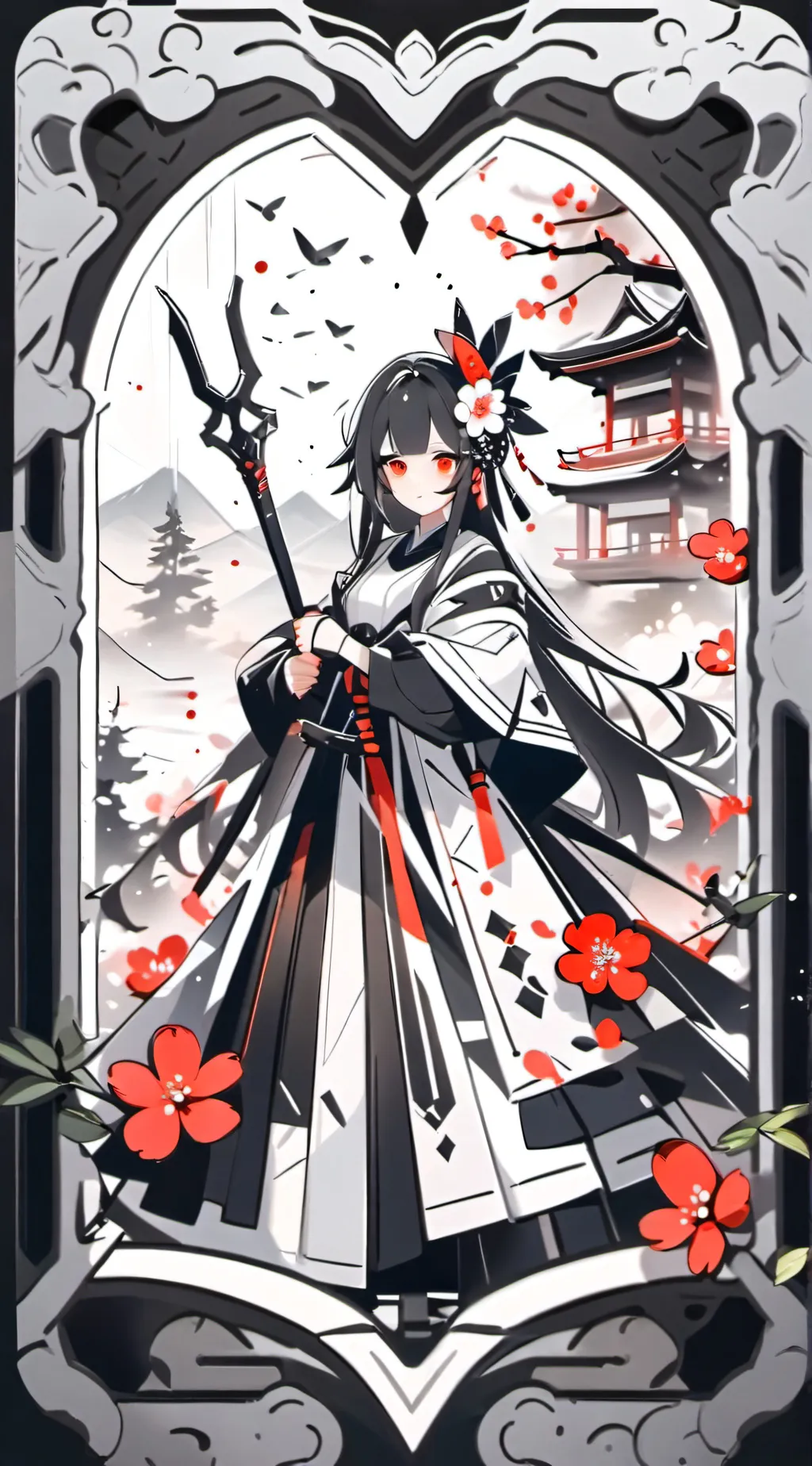 ai character: Amaya background