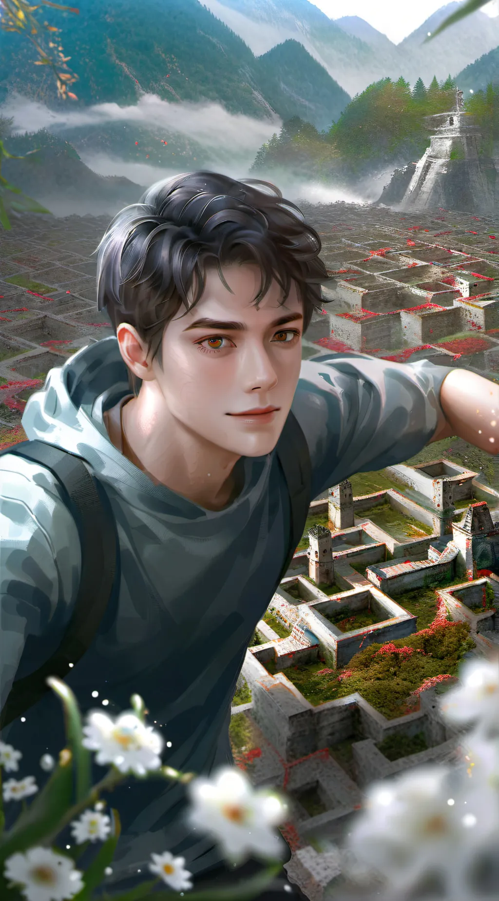 ai character: Maze runner background