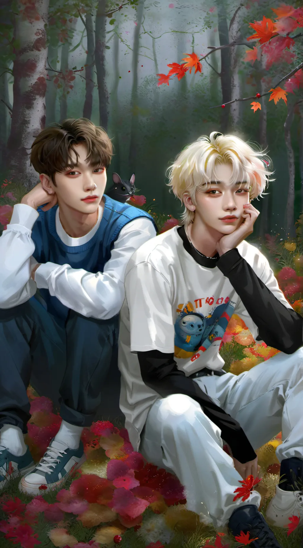 ai character: Hyunlix background