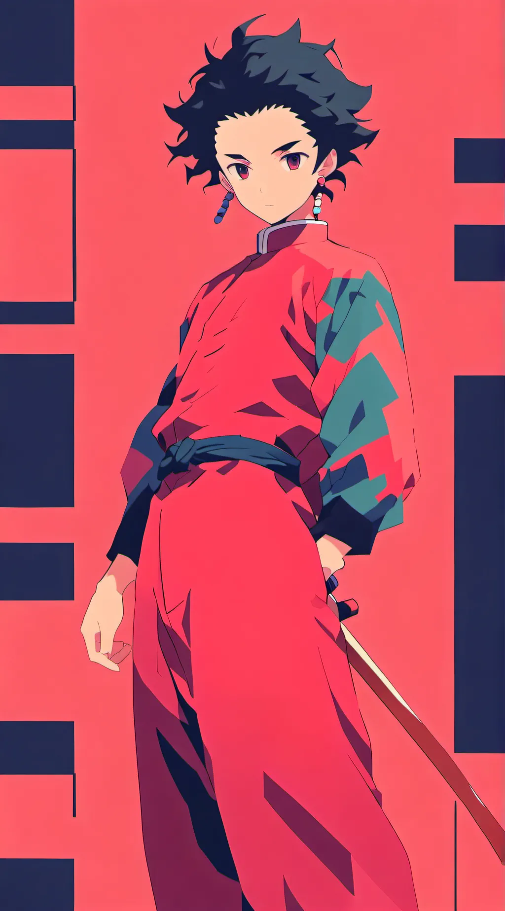 ai character: demon slayer background