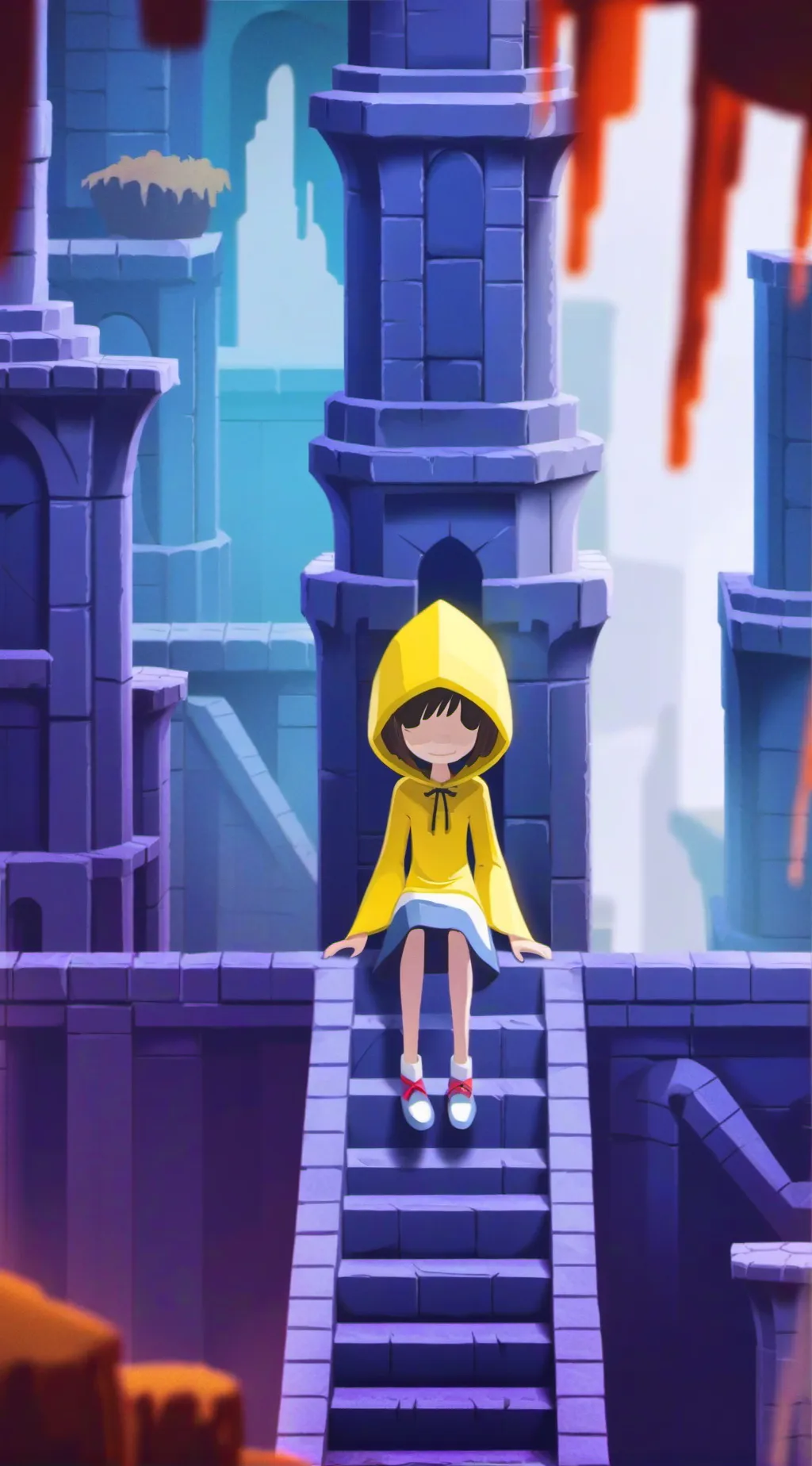 ai character: Little Nightmares background