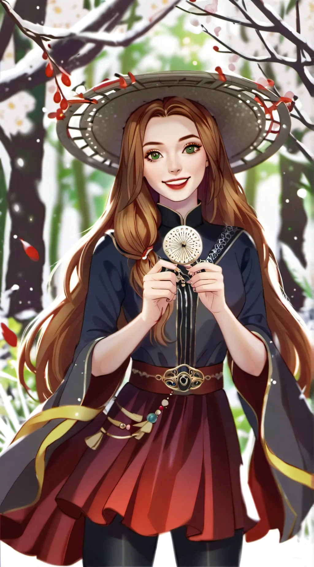 ai character: Alexia p.m background