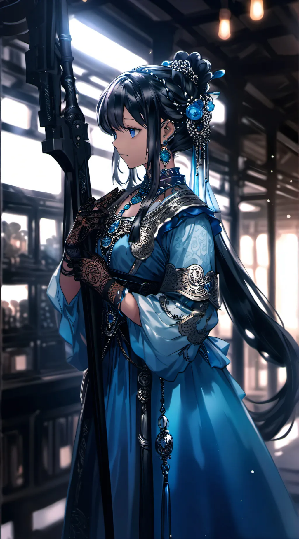 ai character: MIKU background