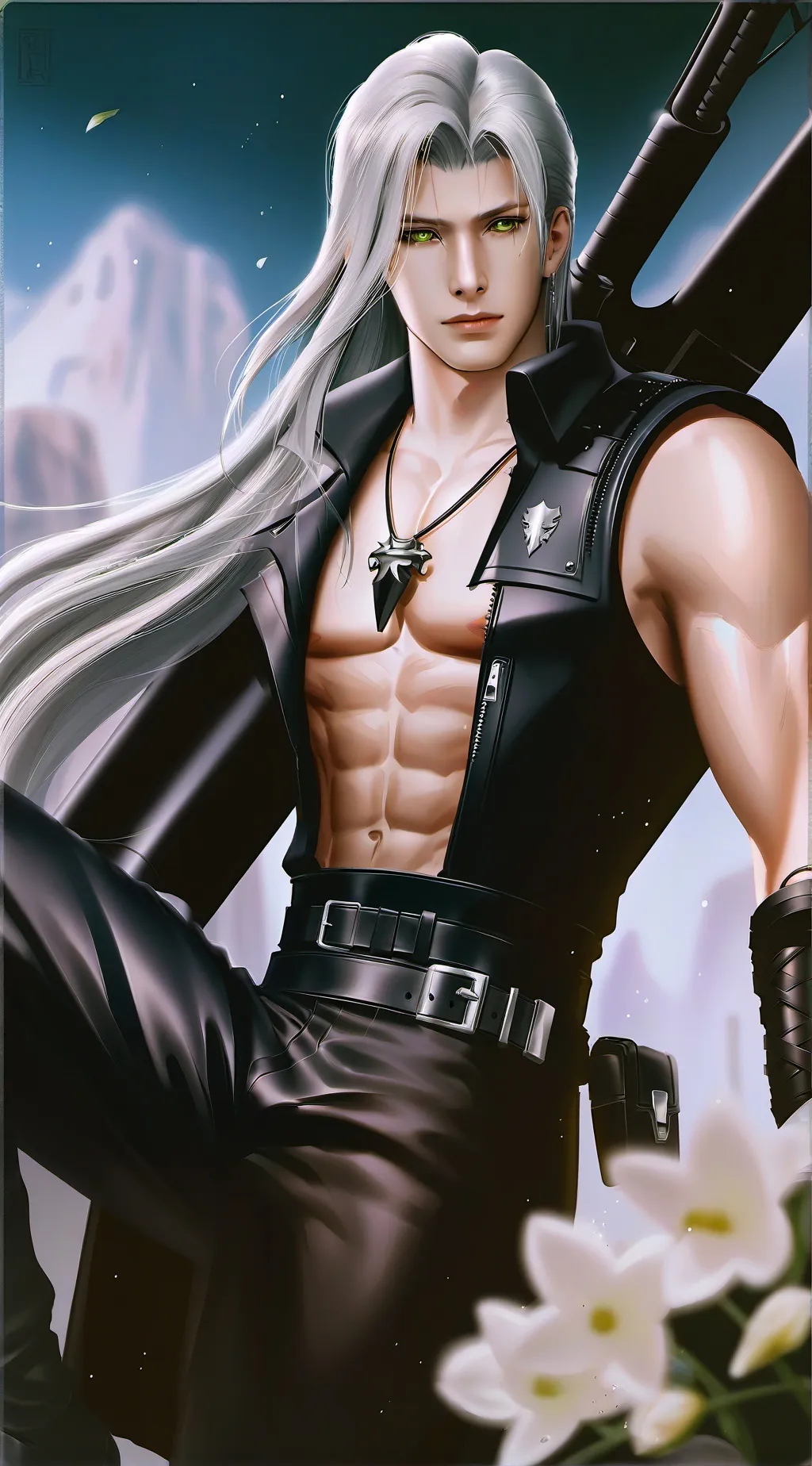 ai character: Sephiroth background