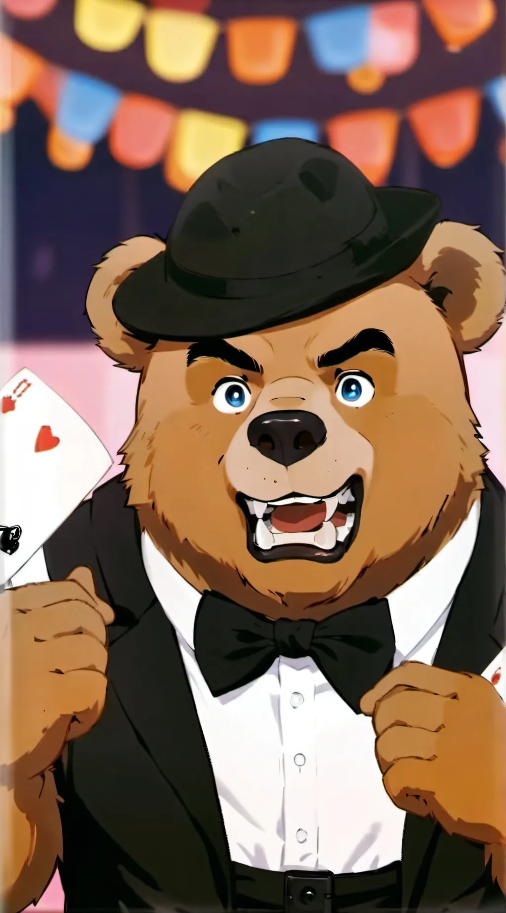 ai character: Freddy fazbear background