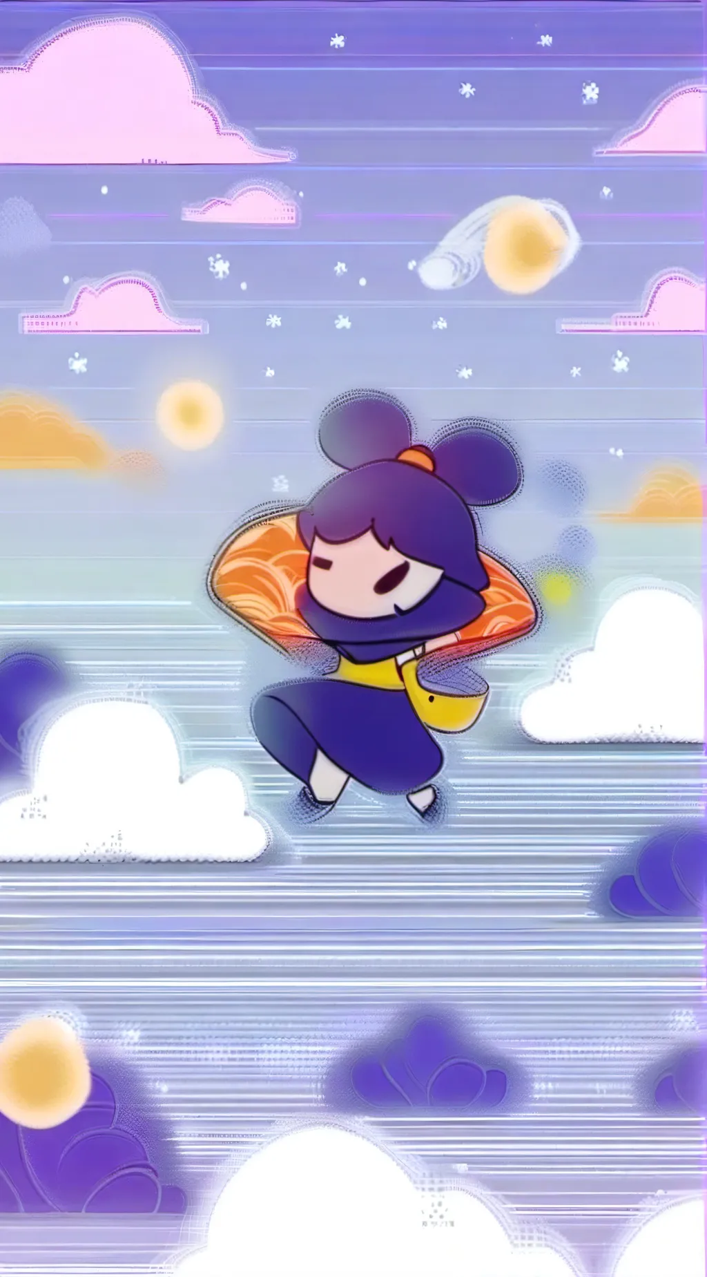 ai character: Dandys world background