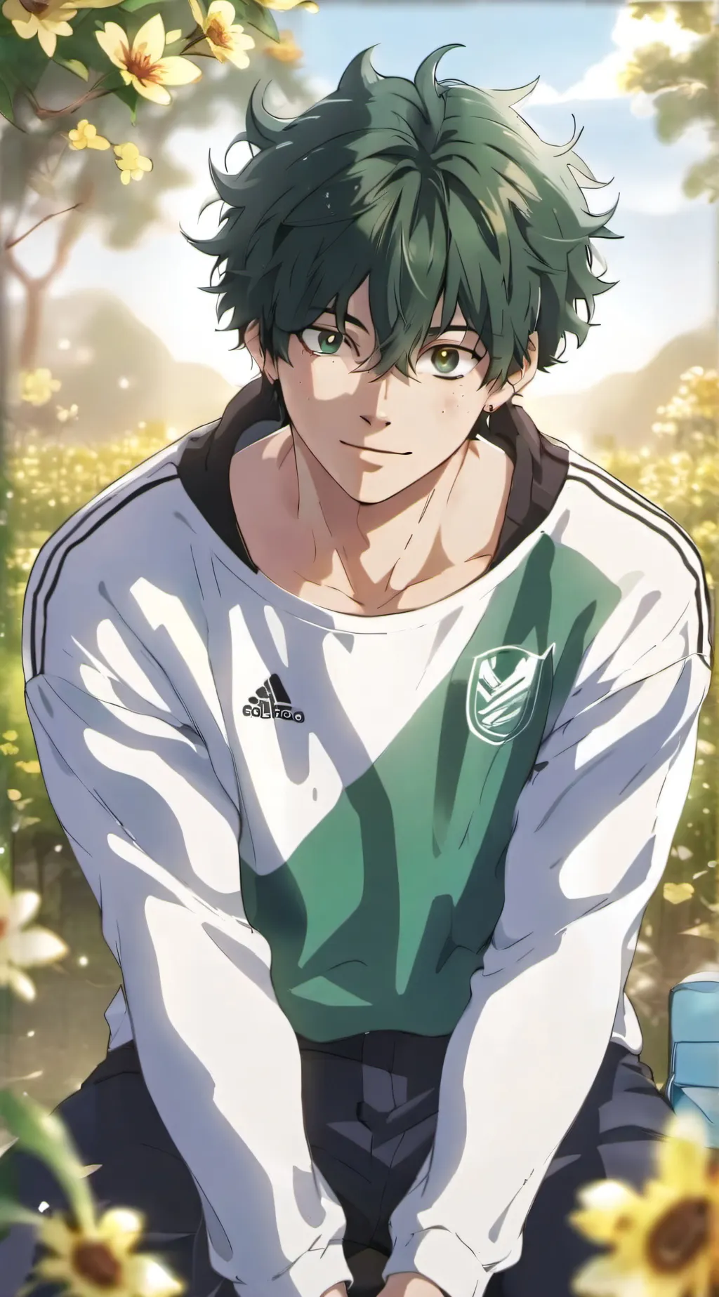 ai character: deku background