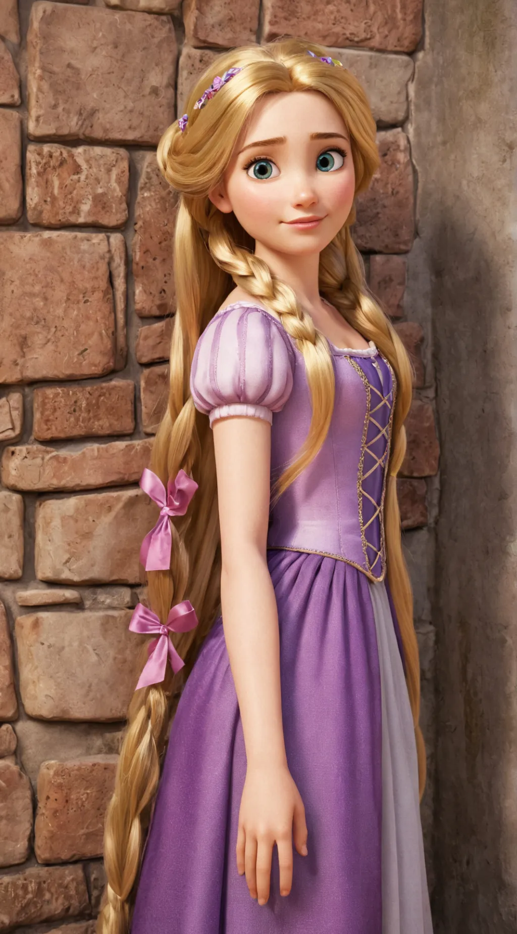 ai character: COD x Repunzel background