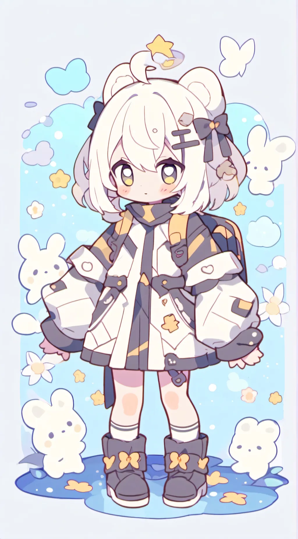 ai character: monster school  background