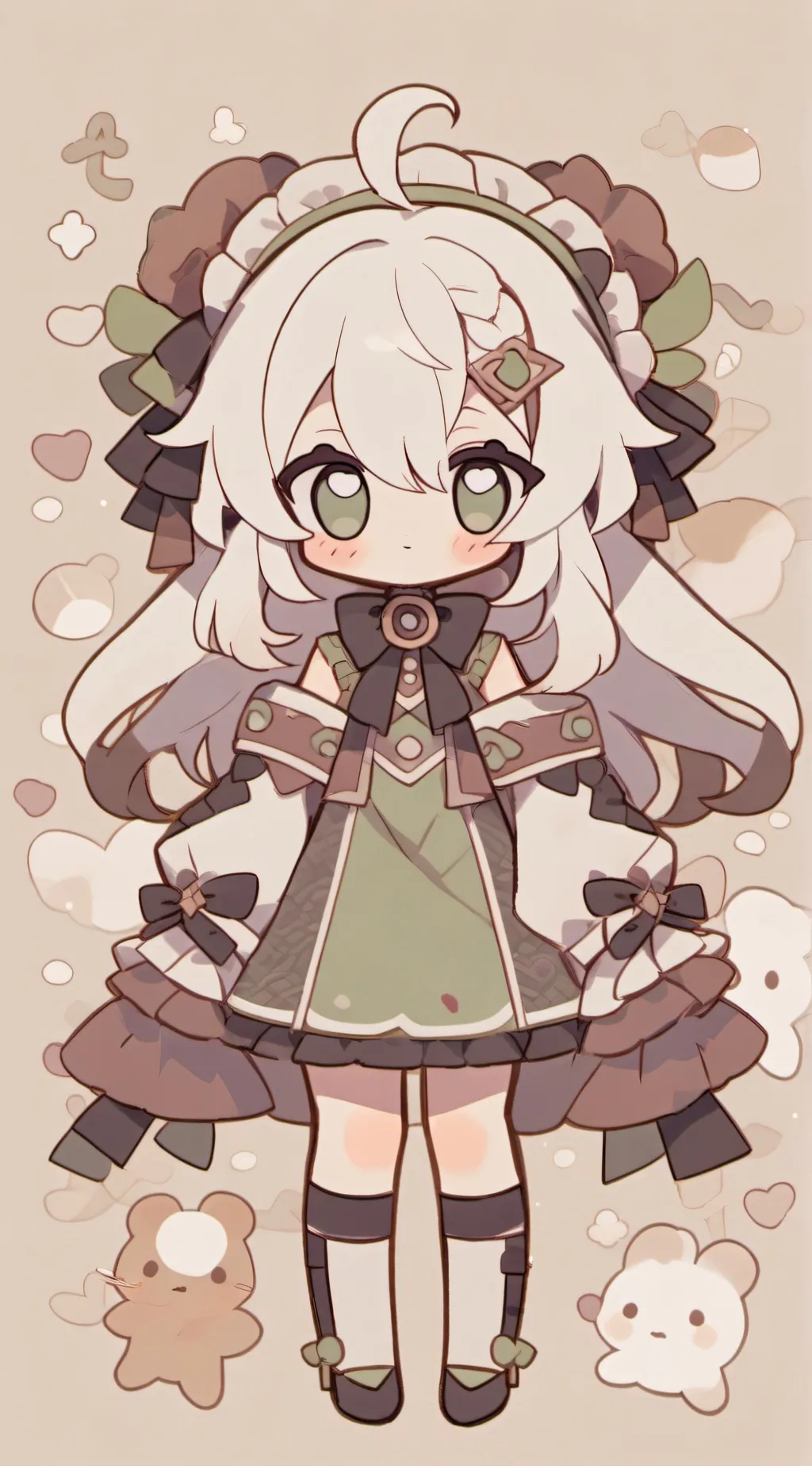 ai character: Girls sleepover background