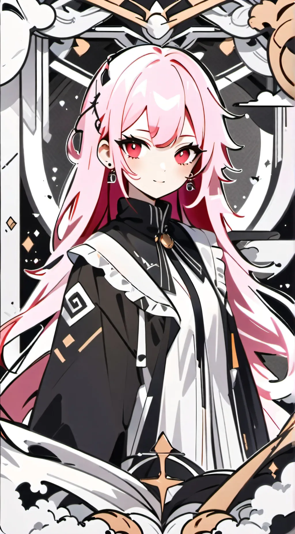 ai character: Team 7 butterfly. background