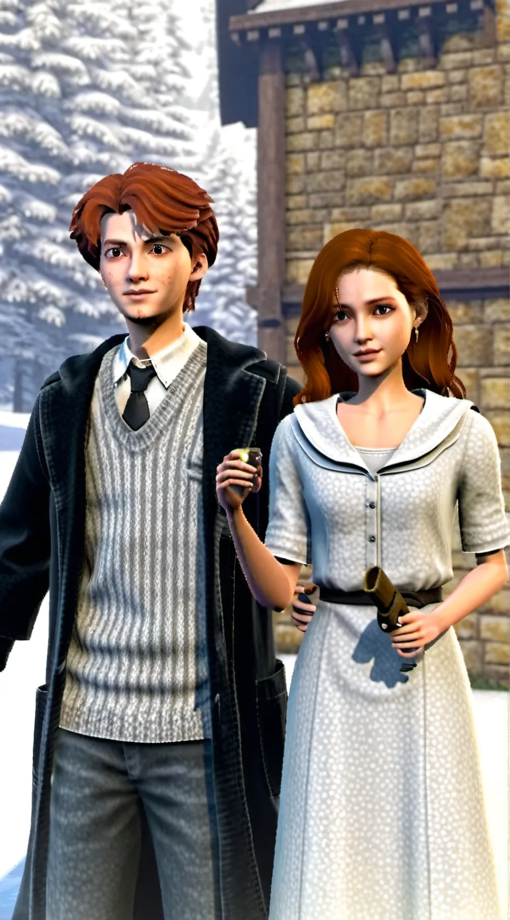 ai character: Ginny × harry background