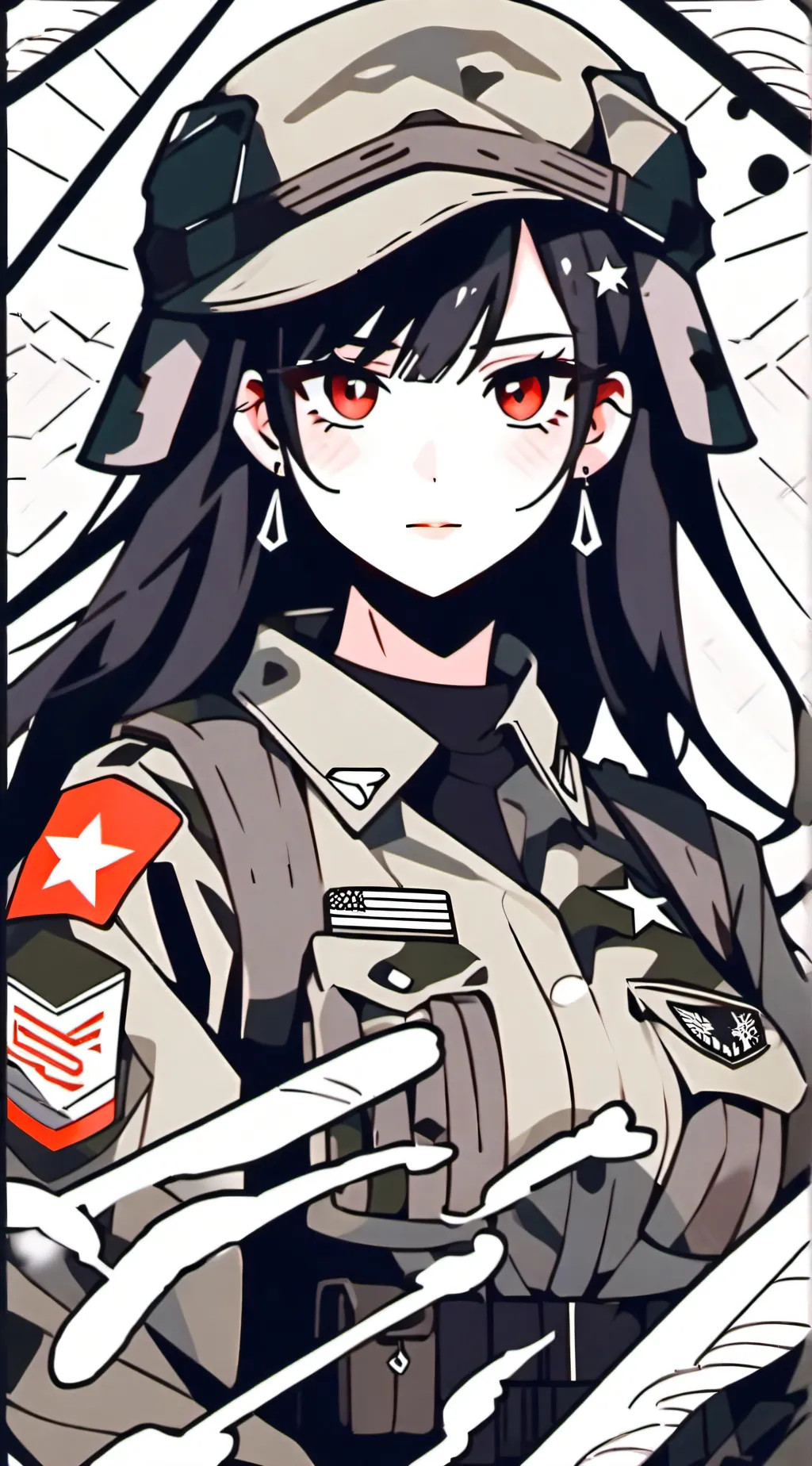 ai character: Ashley background