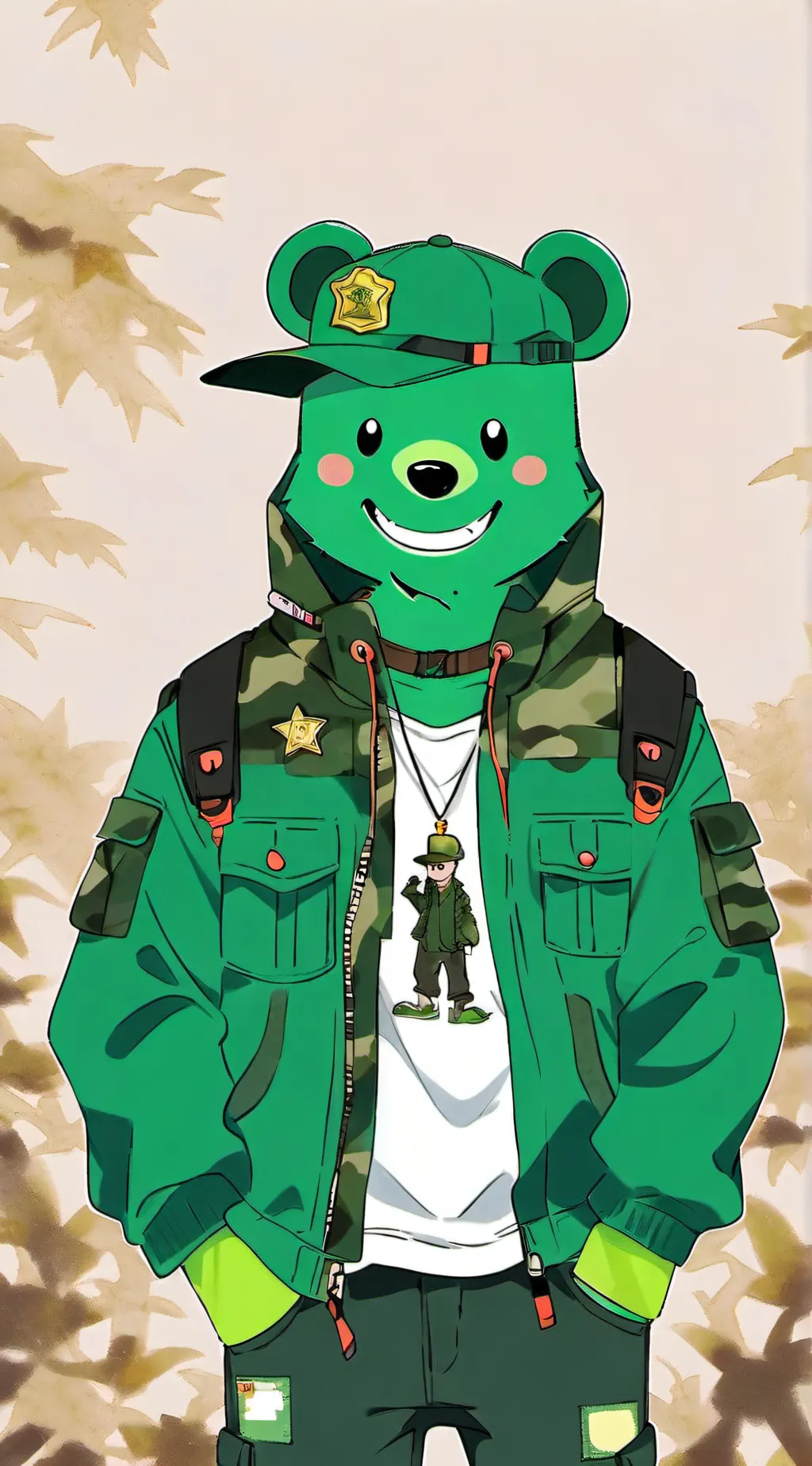 ai character: Flippy background