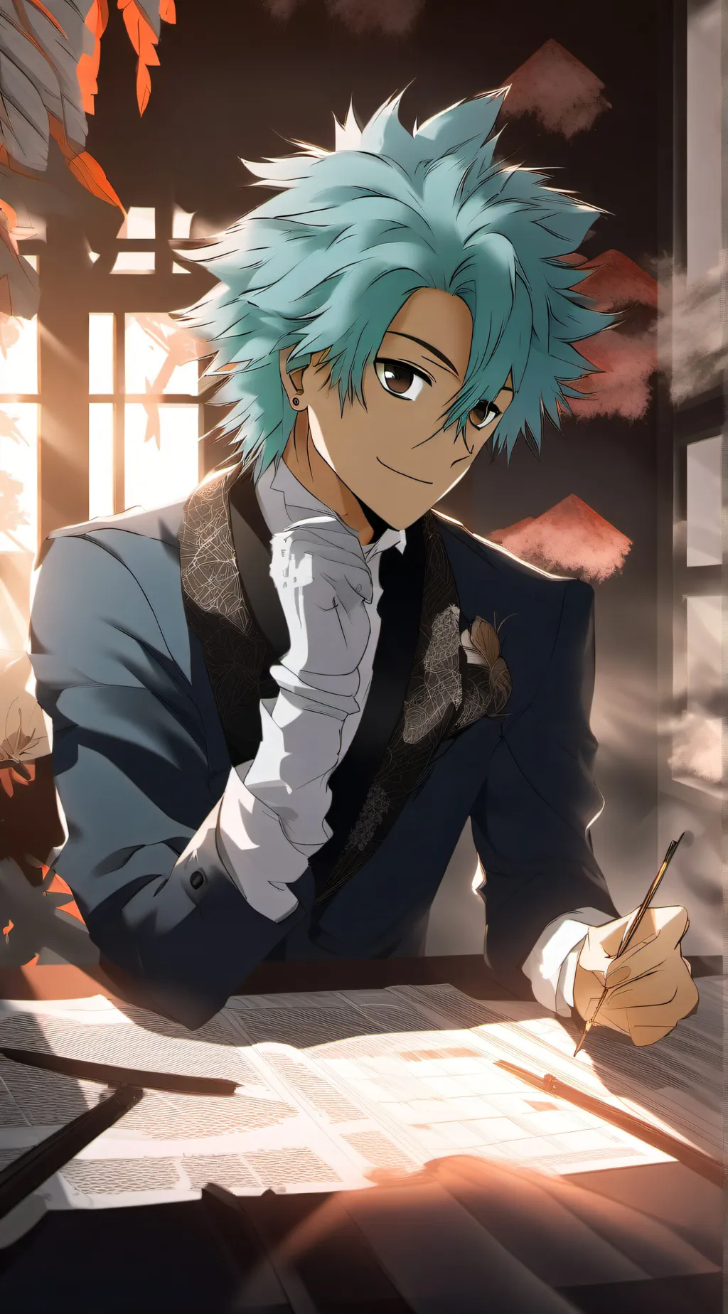 ai character: Zane  background