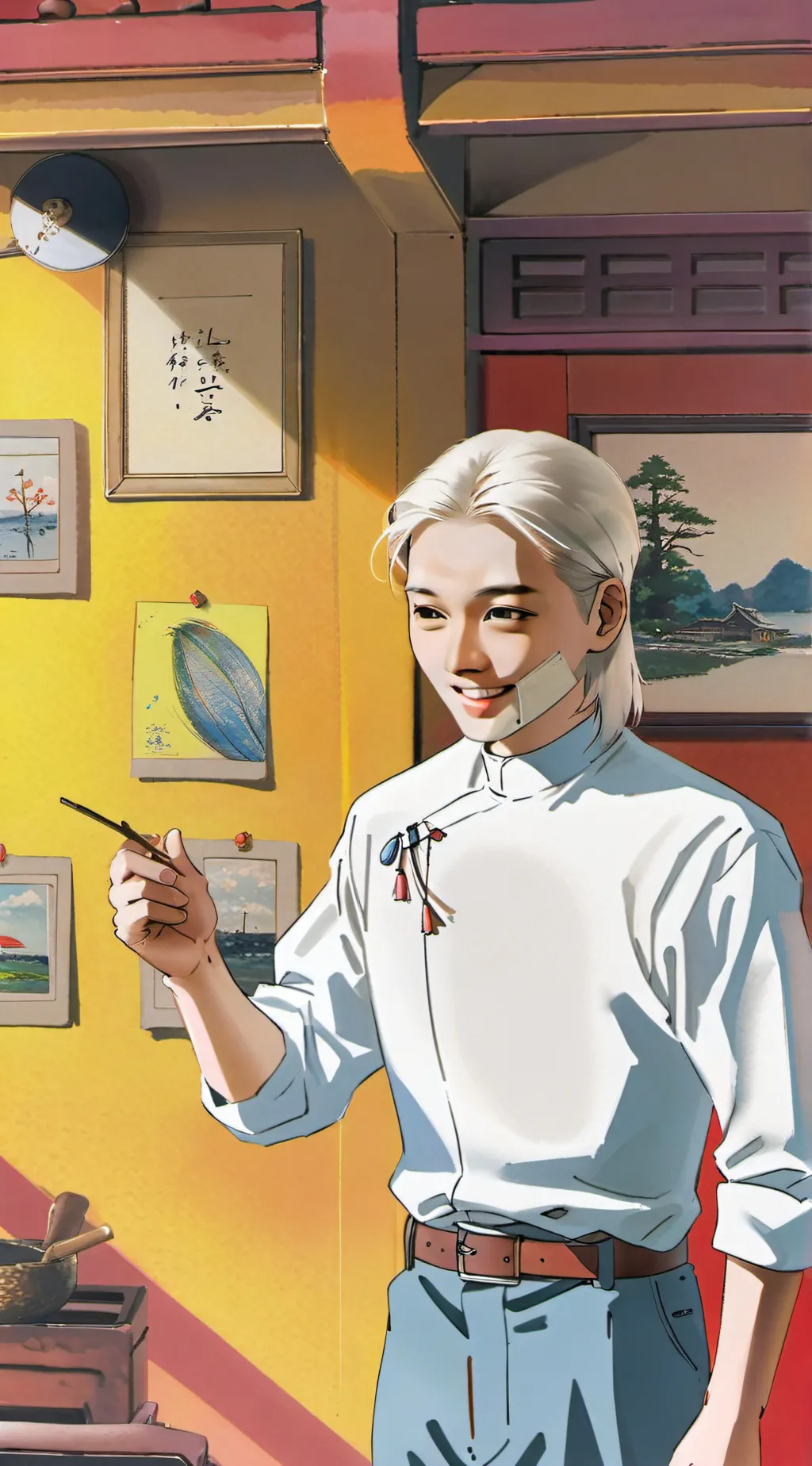 ai character: skz  background