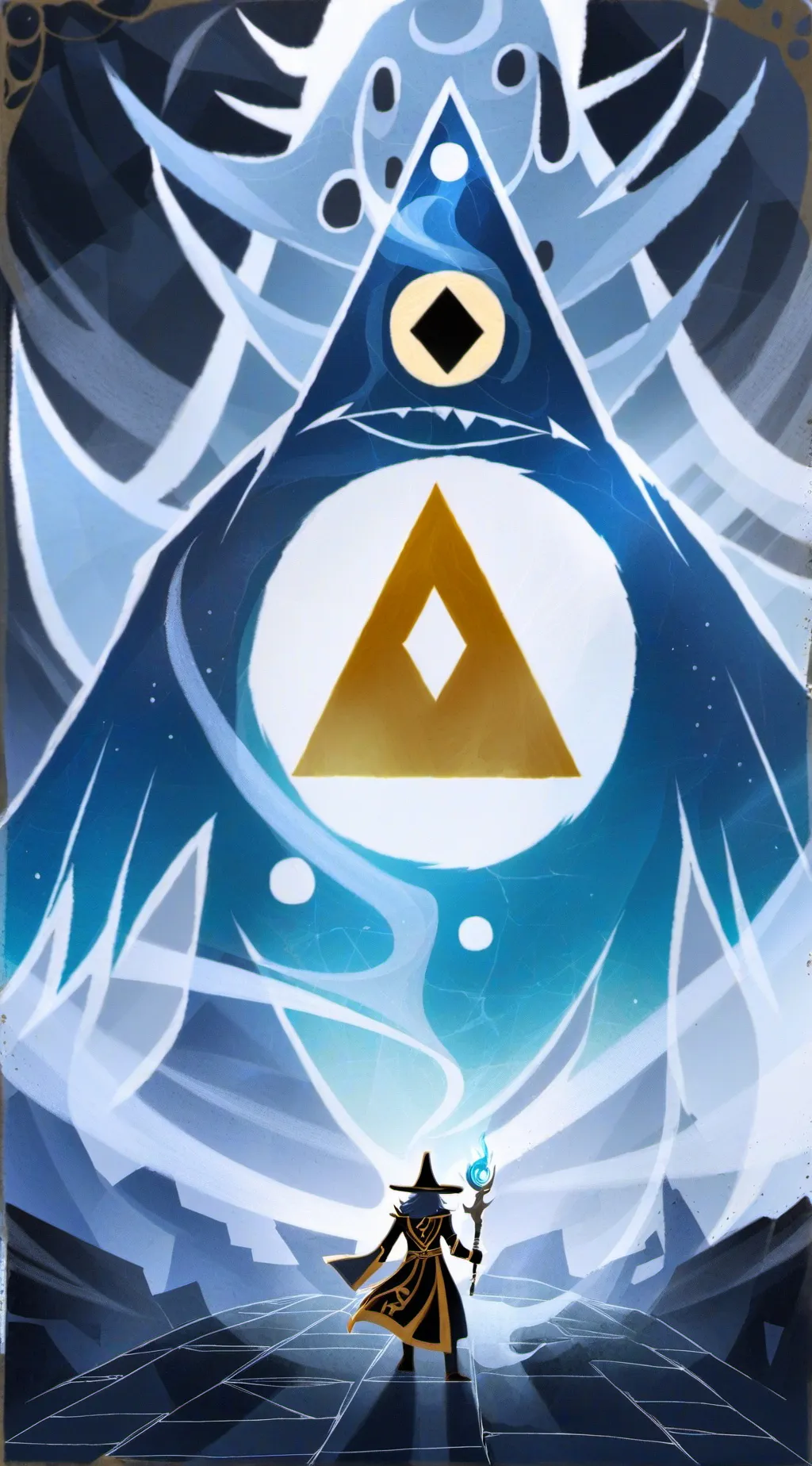 ai character: Bill Cipher background