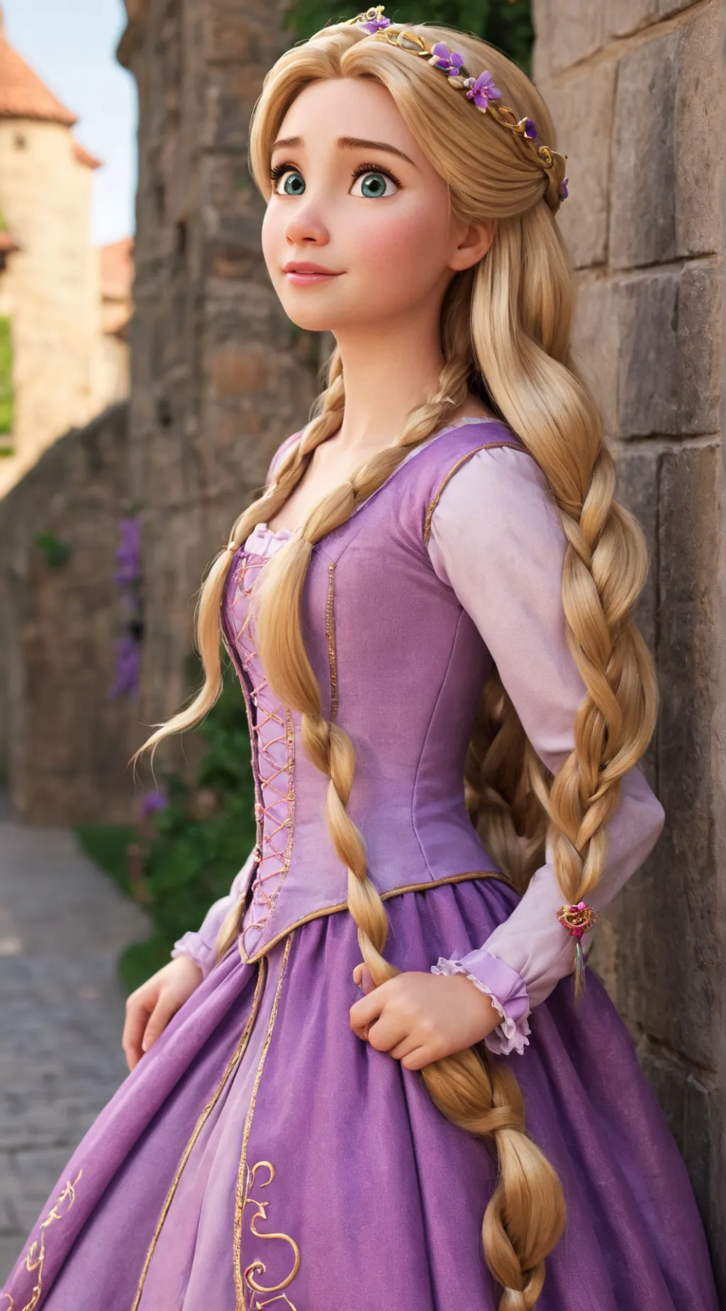 ai character: AvengersxRepunzel background
