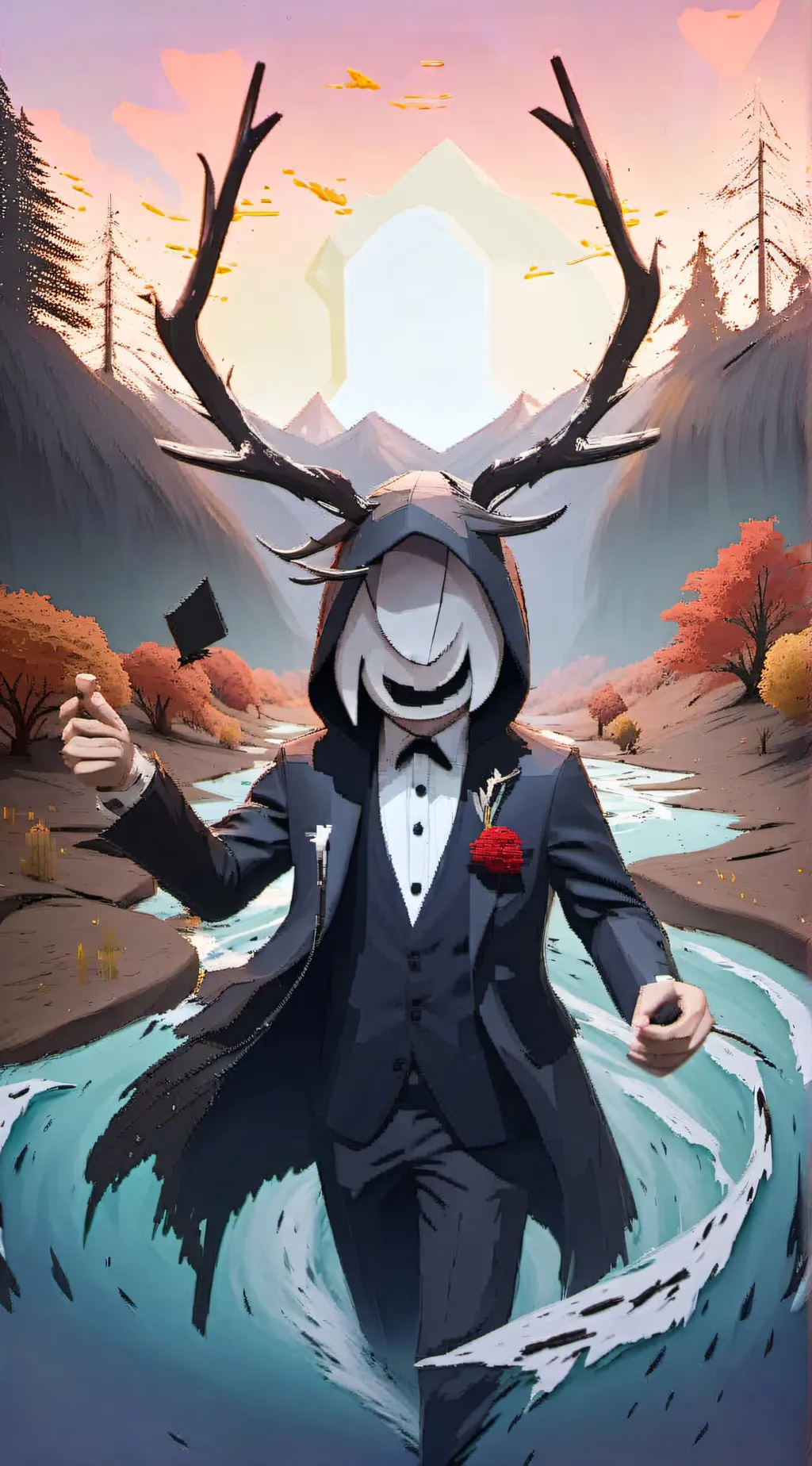 ai character: Roblox slender background