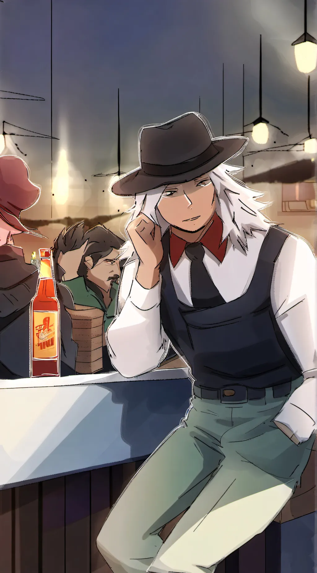 ai character: CH bar background