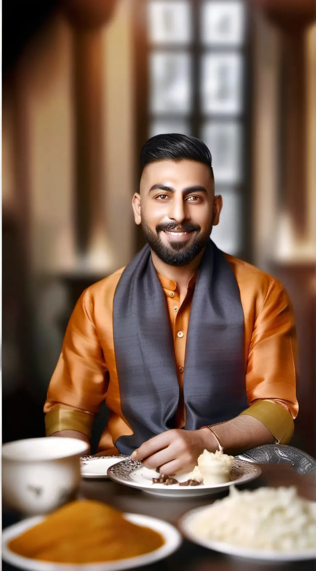 ai character: Dhar Mann  background