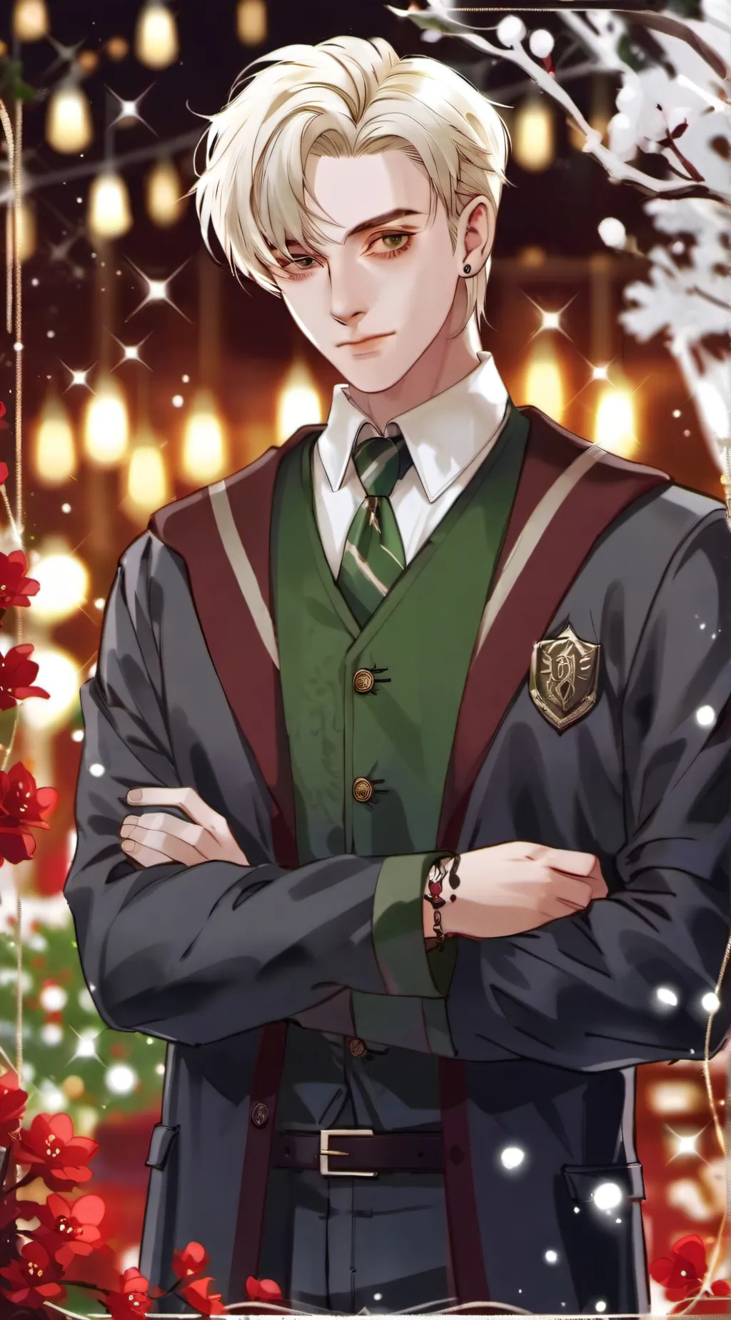 ai character: ⚡💚Draco Malfoy💚⚡ background