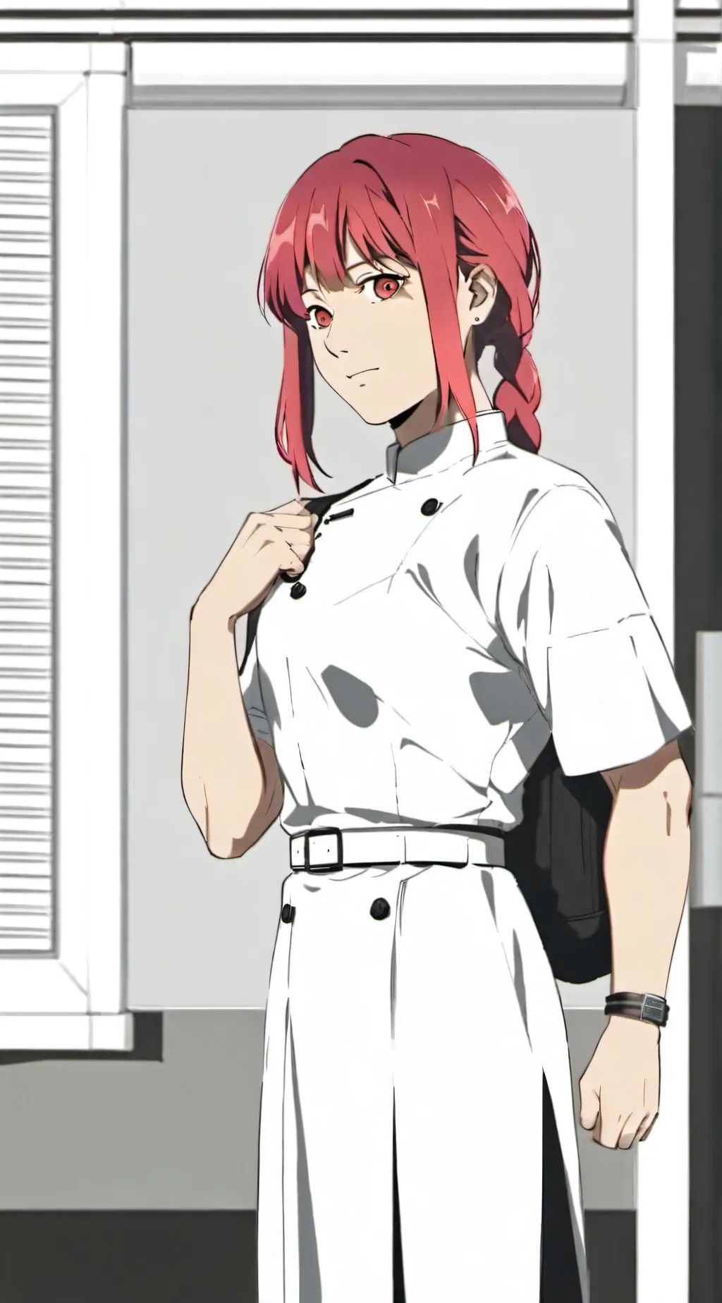 ai character: Makima  background