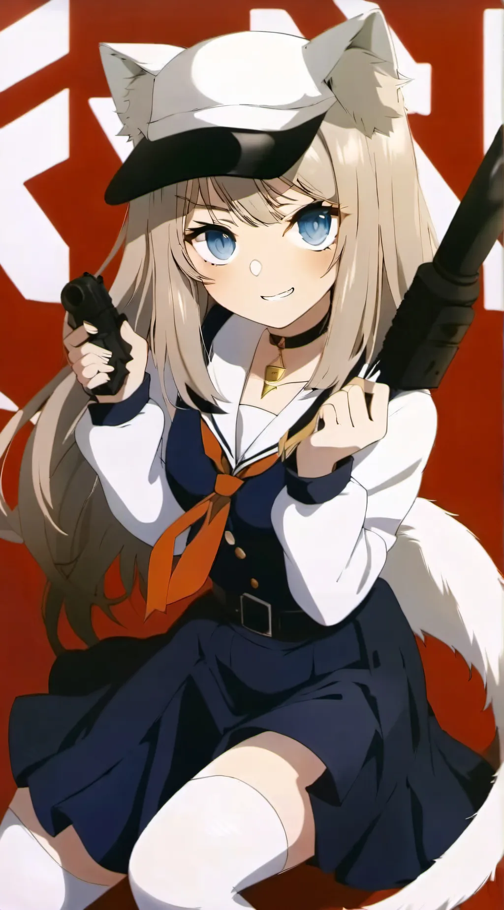 ai character: NakaNeko background