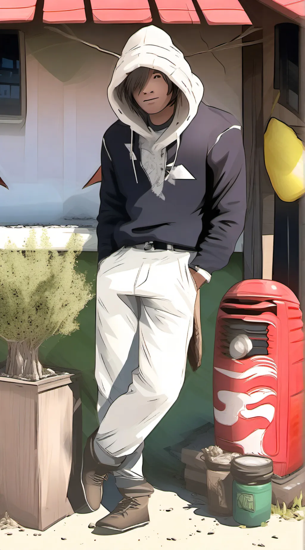 ai character: Riley  background