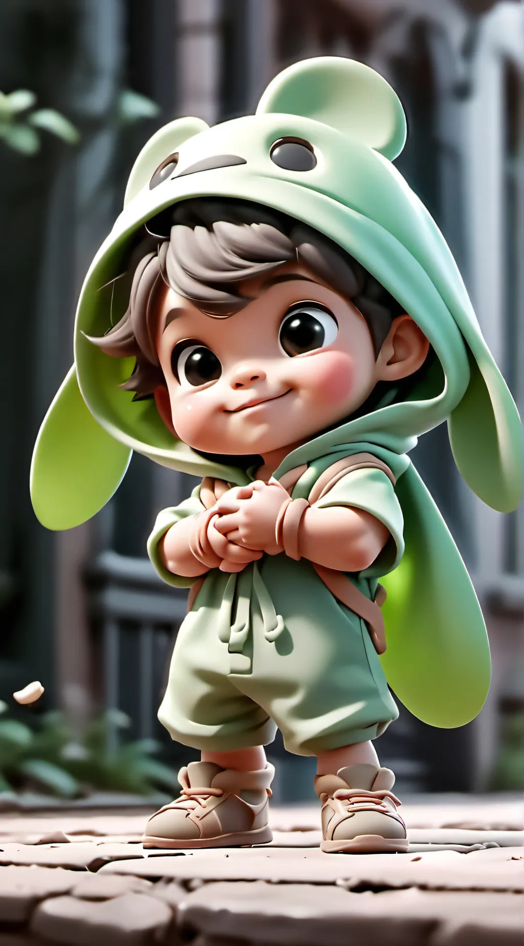 ai character: Poopy diaper meme background