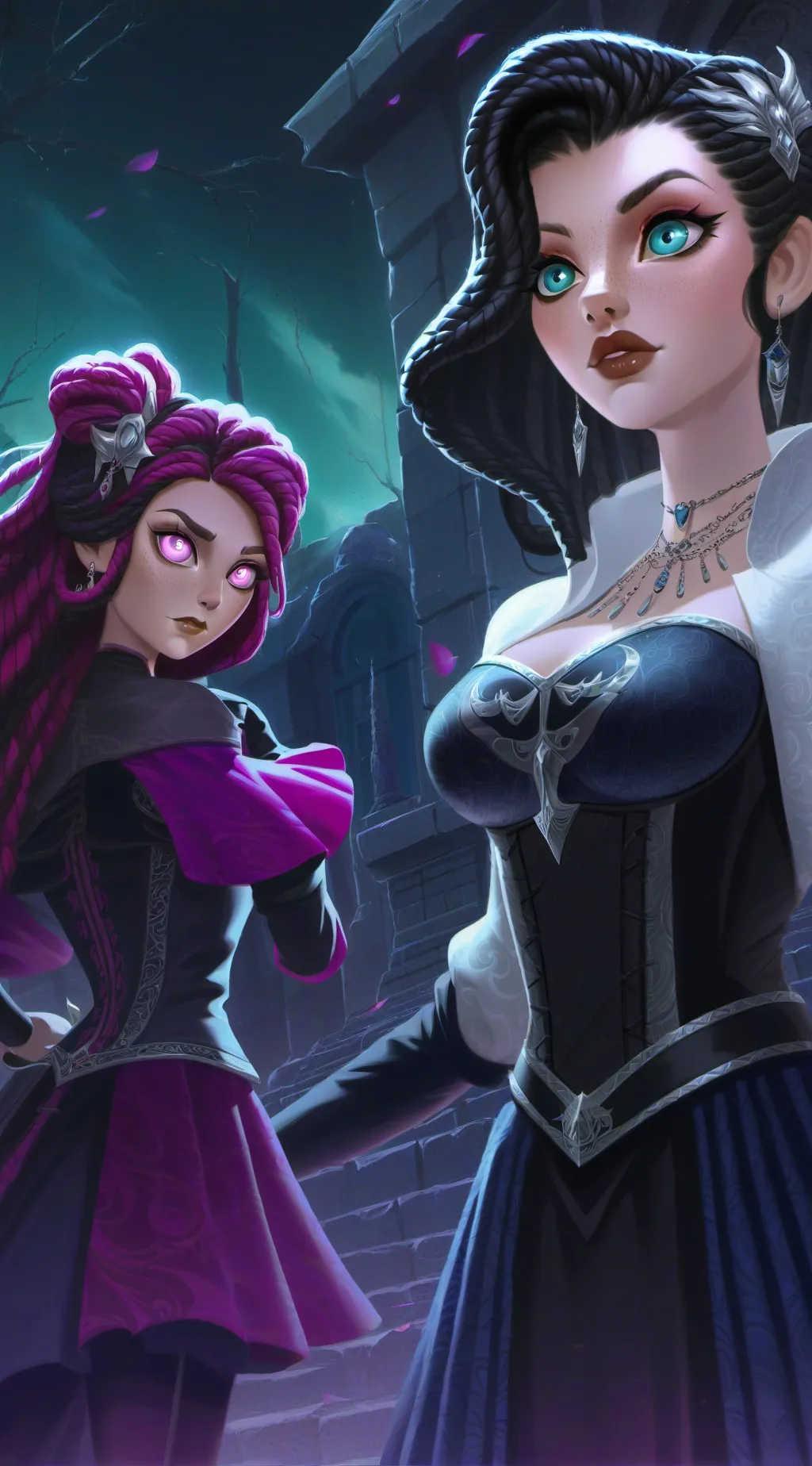 ai character: mía  background