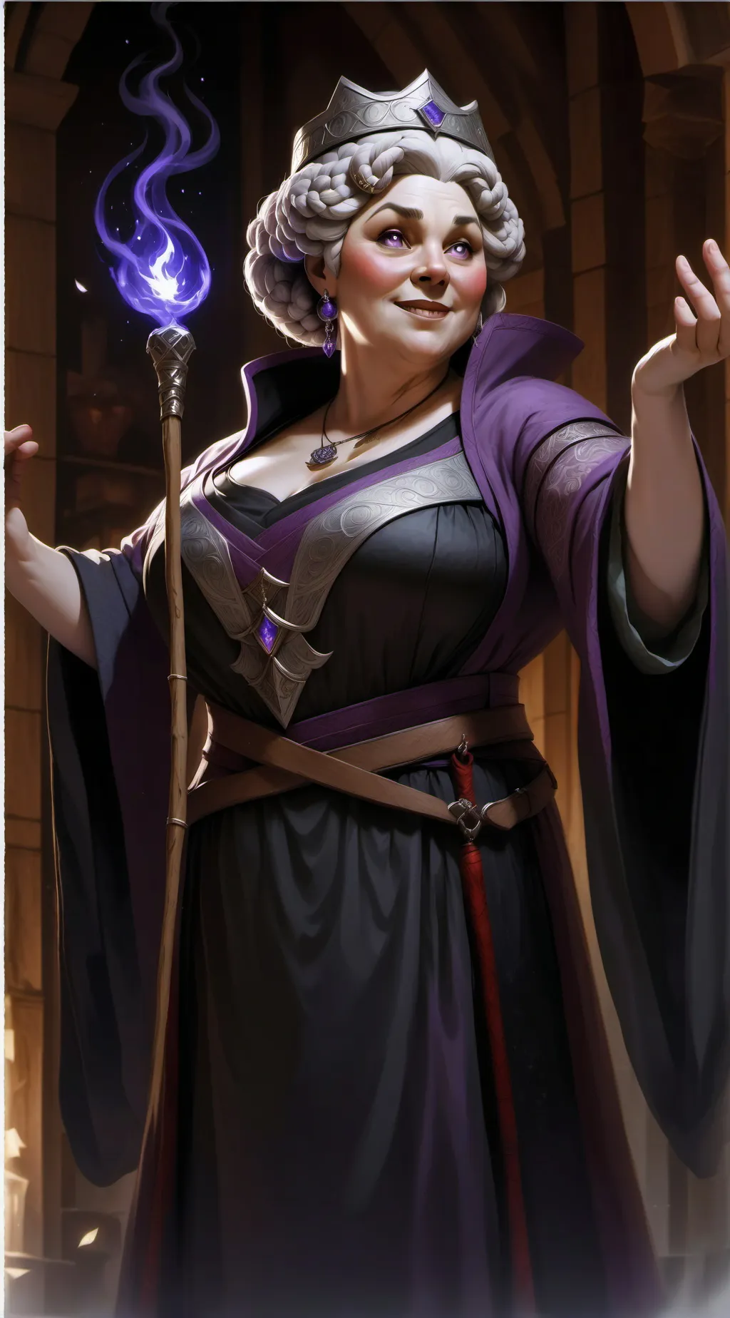 ai character: Sandra background