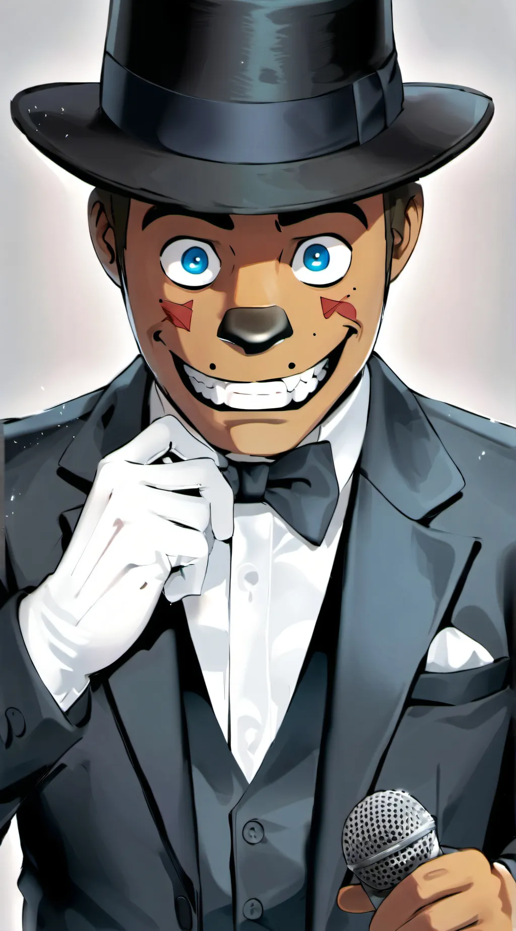 ai character: withered freddy background