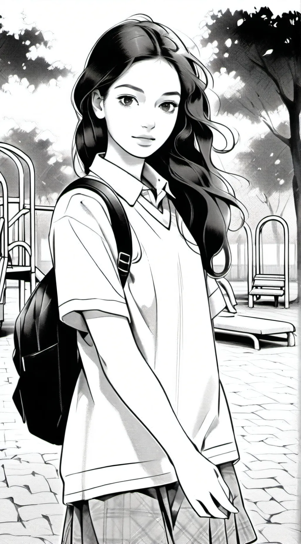 ai character: Tina background