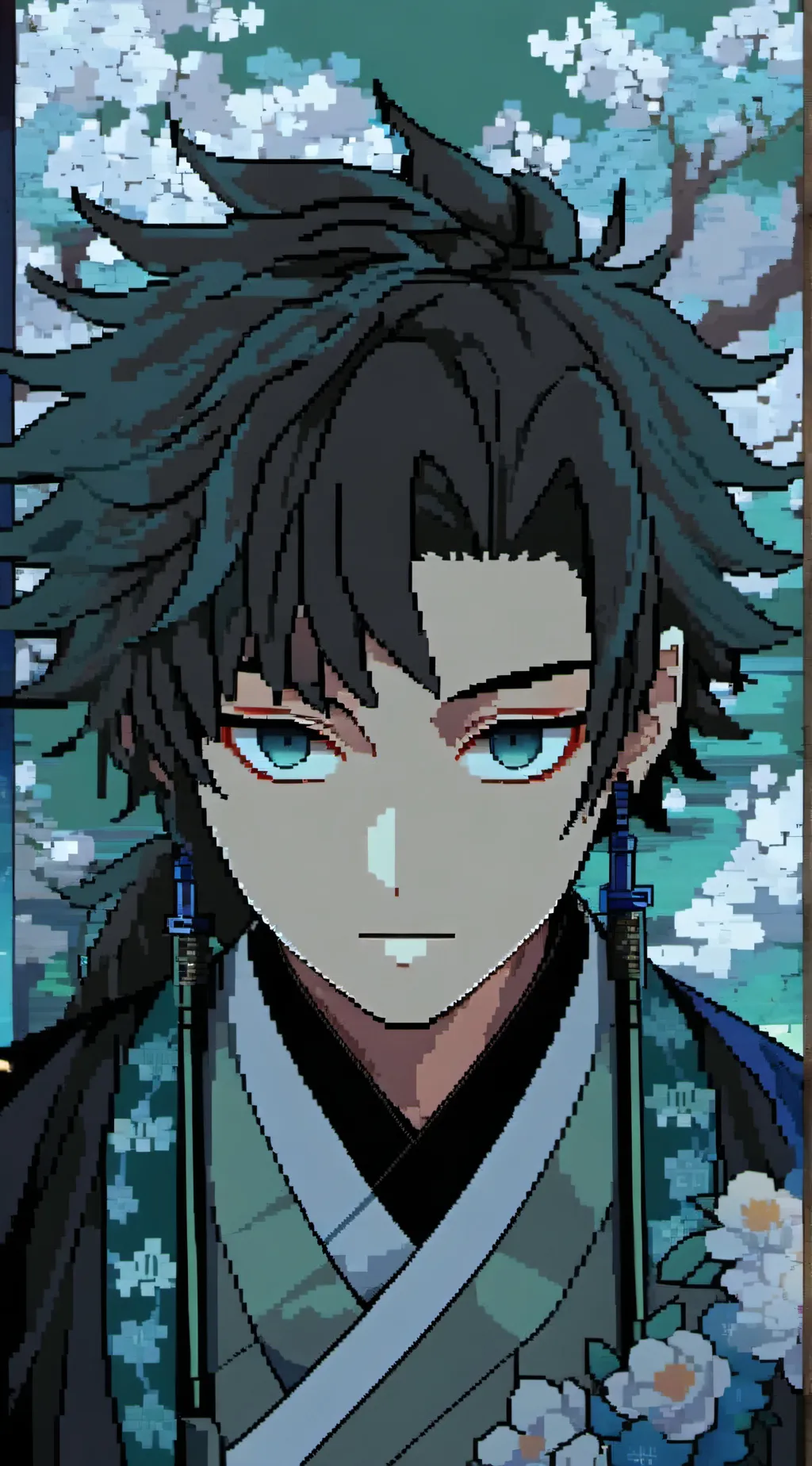 ai character: Kny 4k background