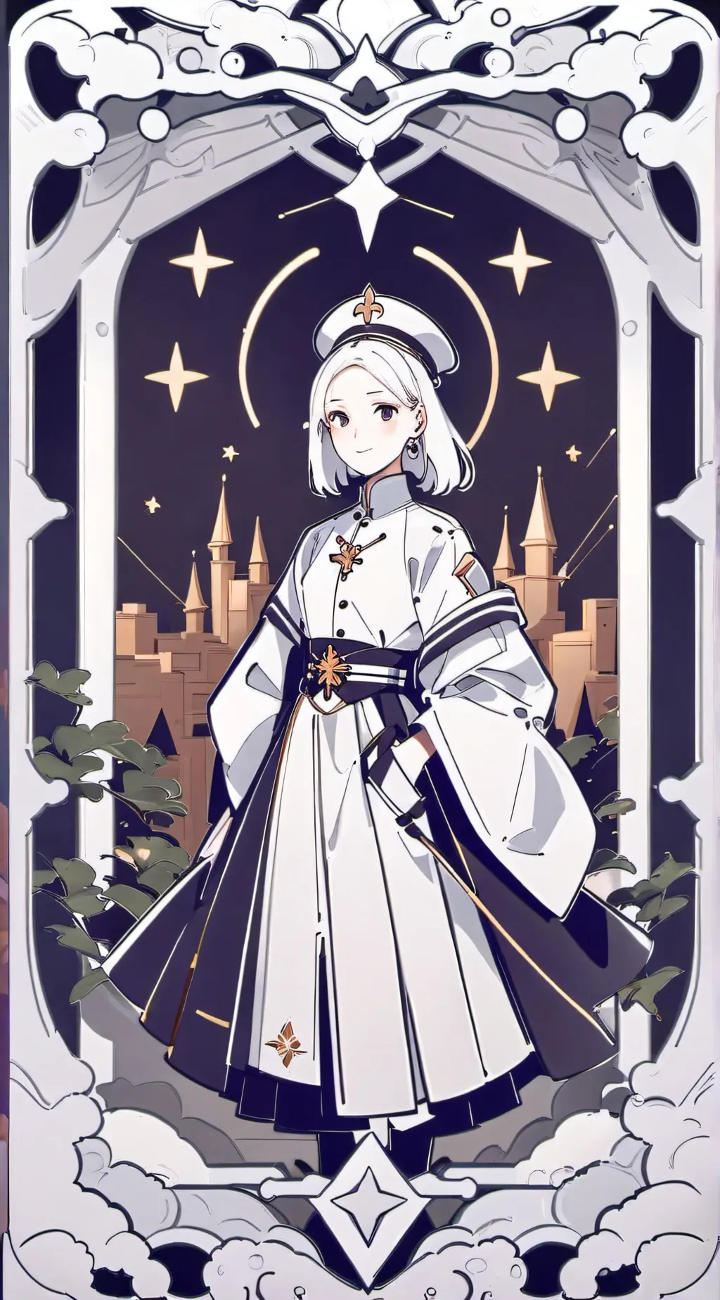 ai character: Upper moon meeting background