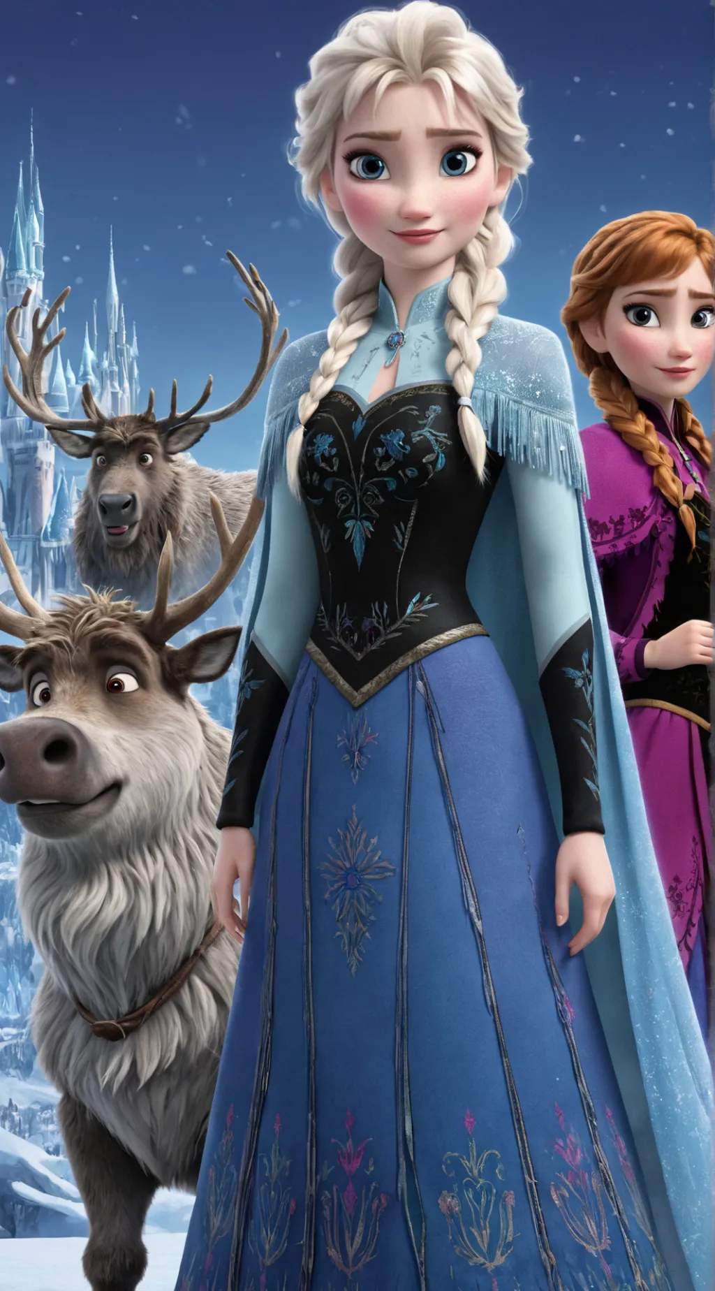 ai character: frozen 3 background