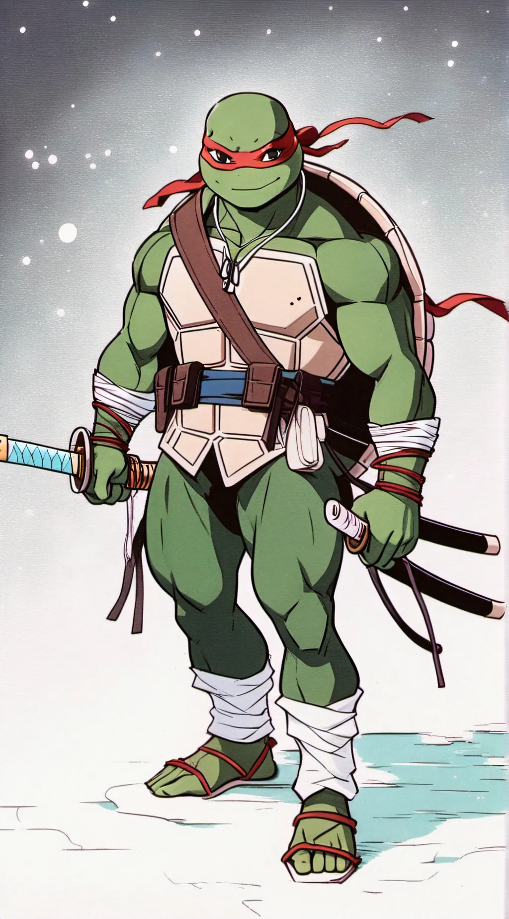 ai character: leo is sad background