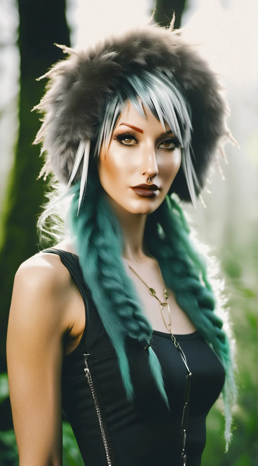 ai character: 6arelyhuman  background