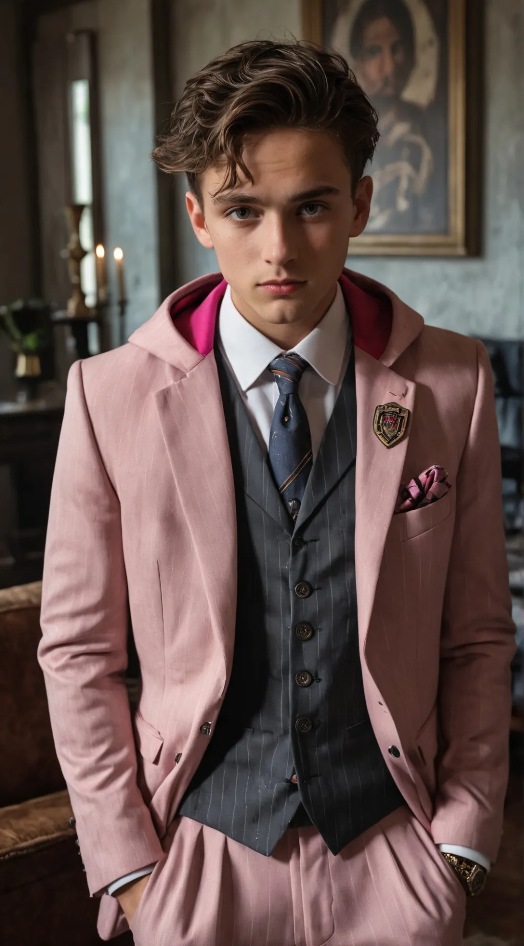 ai character: Don Corleone-junior background
