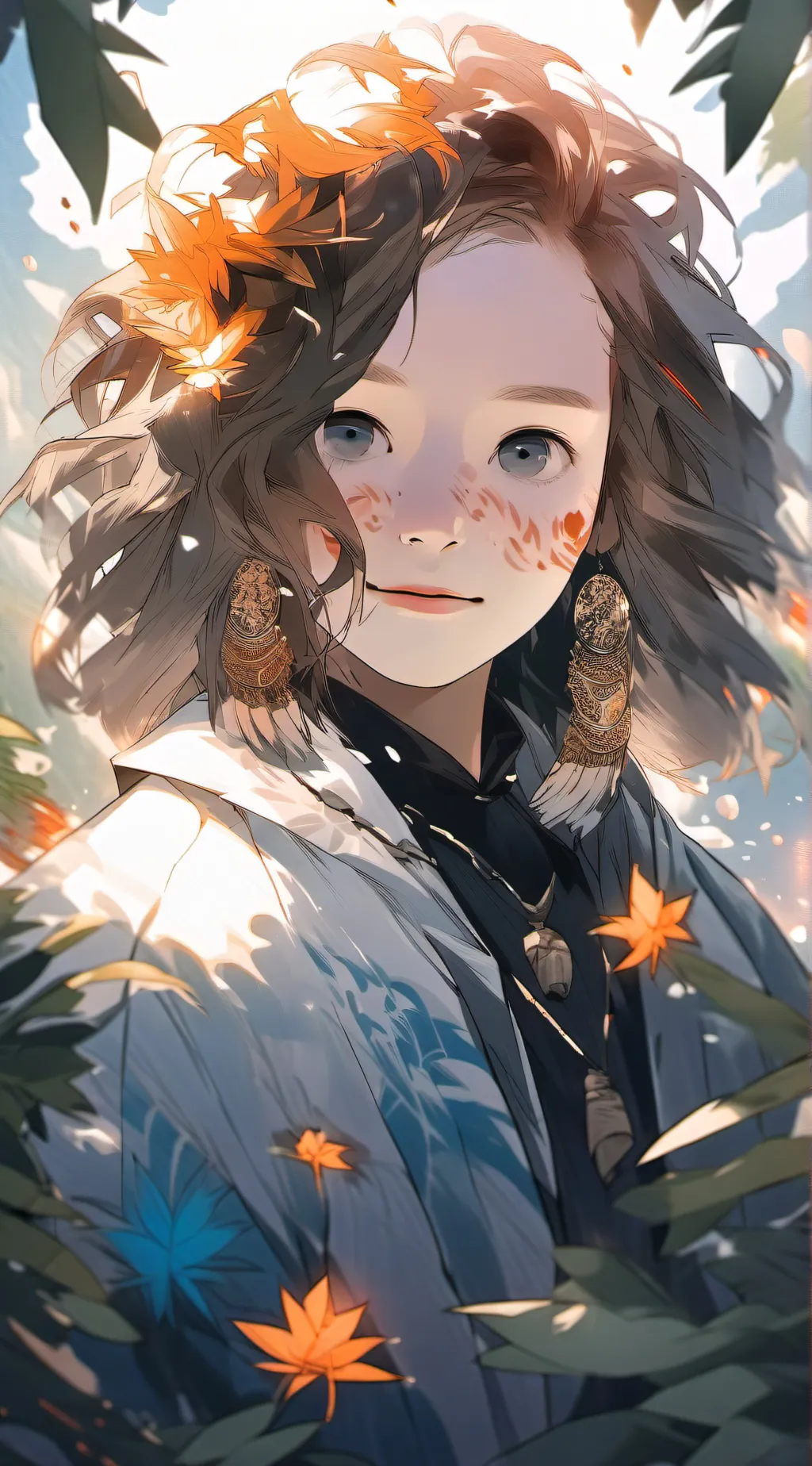 ai character: August  background