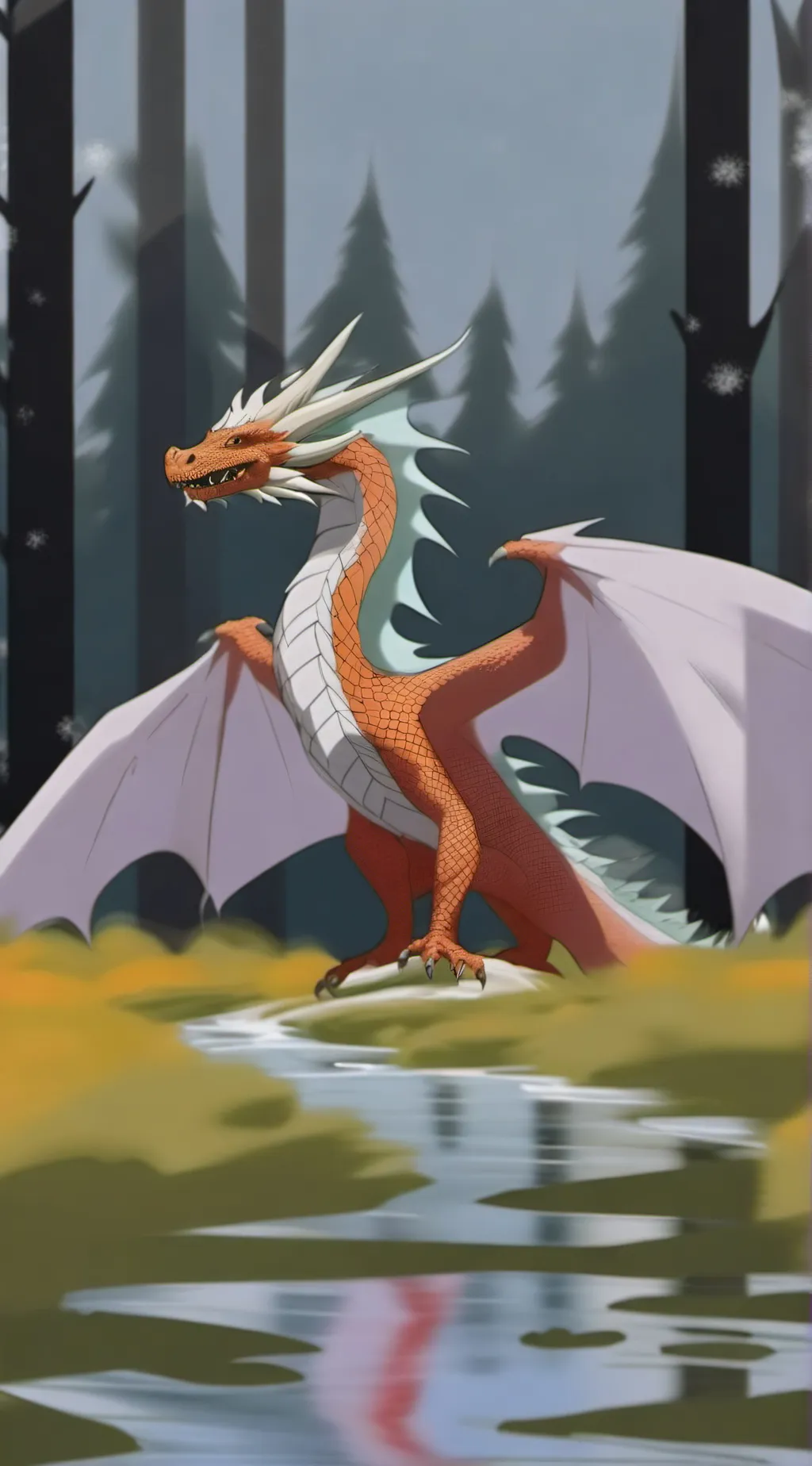 ai character: Jade WingletAGAIN background