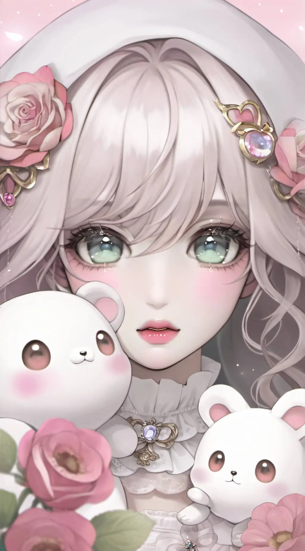 ai character: hello background