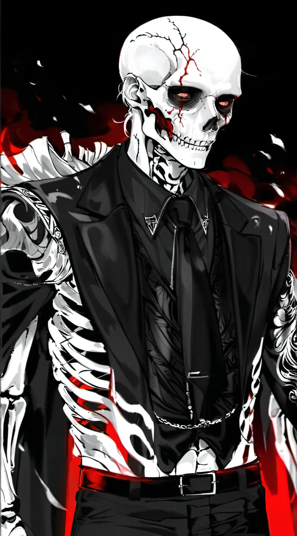 ai character: MAFIAFELL papyrus  background