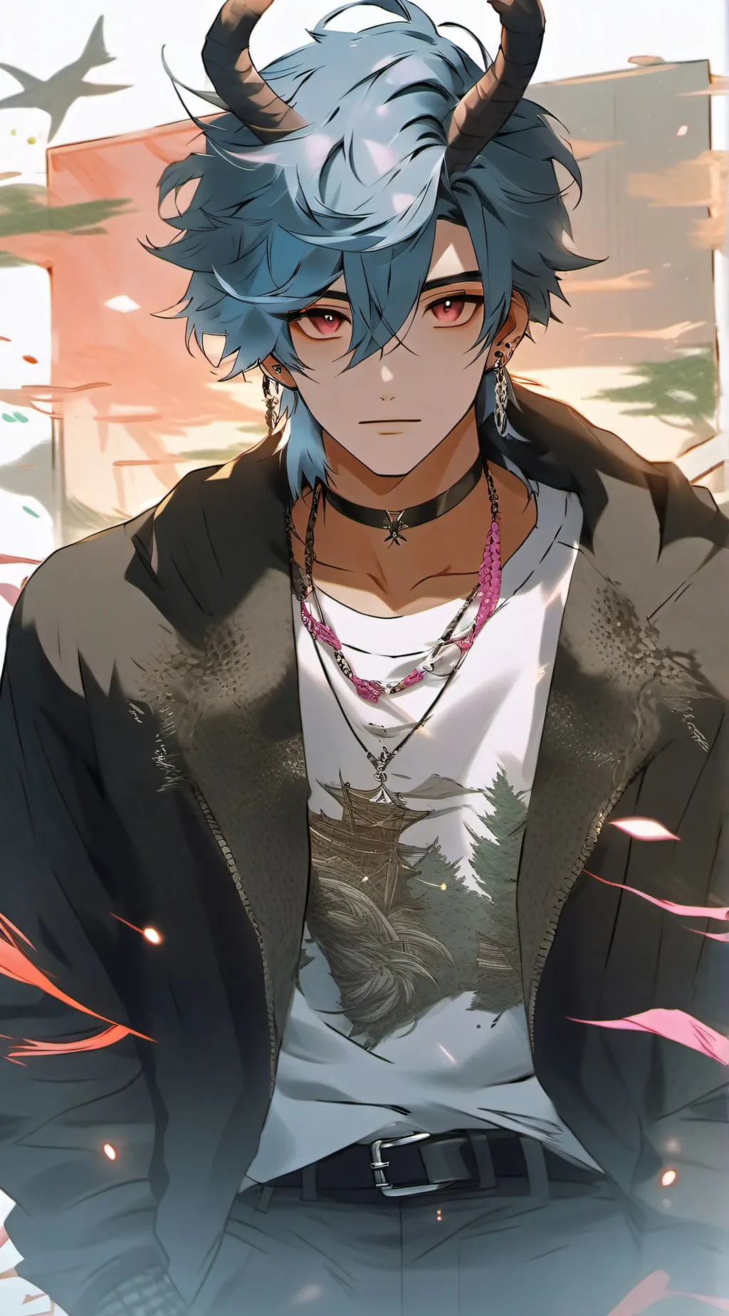 ai character: shaggy hemto  background