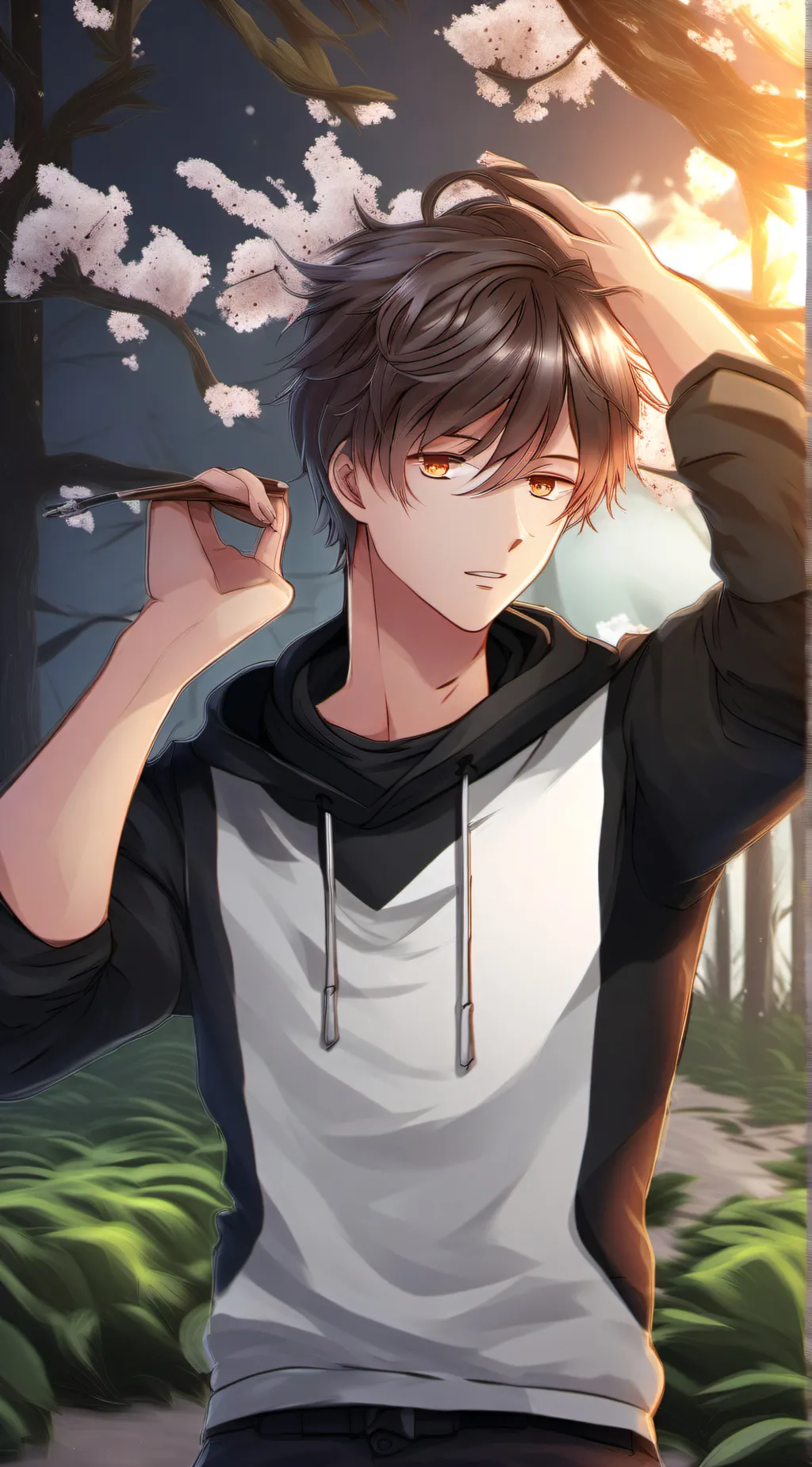 ai character: Leon background